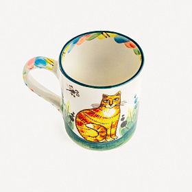 Кружка цилиндрическая &quot;Кот и К&quot;