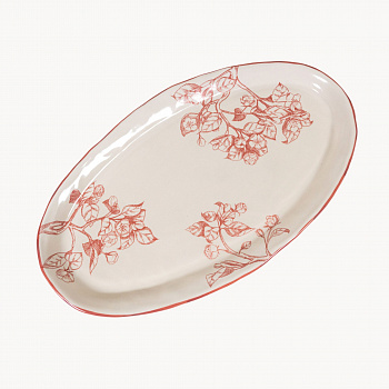 Блюдо Грот Мидии "Яблони в розовом" #