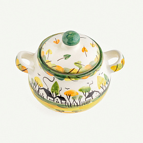 Горшочек &quot;Домики&quot;