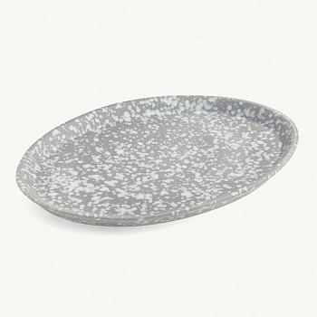Блюдо овальное "Silver" #