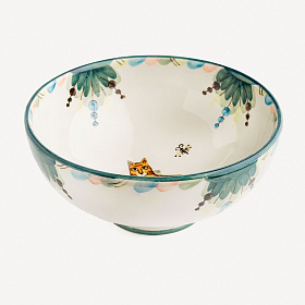 Салатник на ножке &quot;Кот и К&quot;