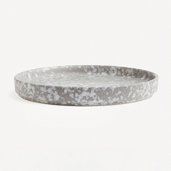 Тарелка с бортом (Модус) "Silver" #
