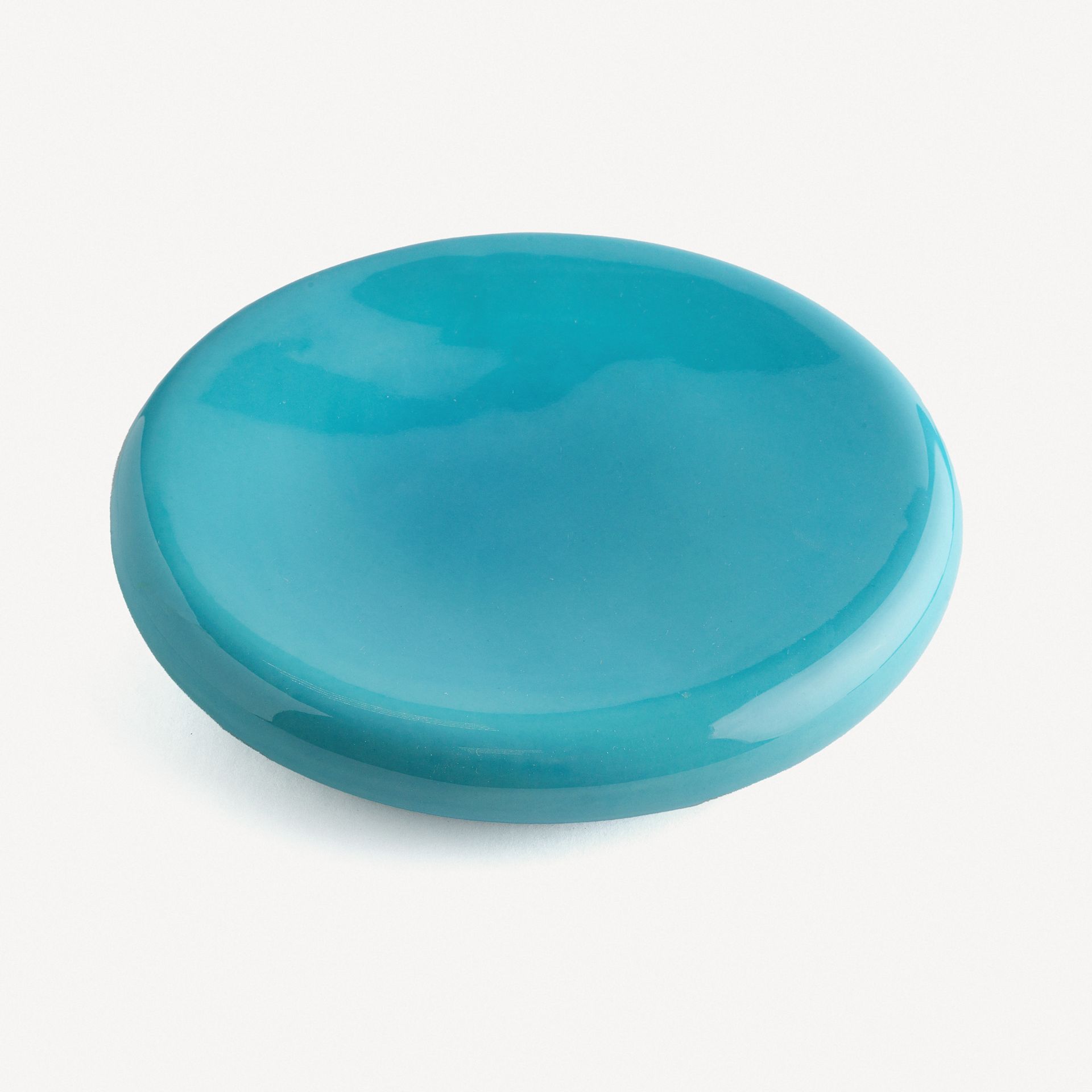 Тарелка Луна "Лазурь белая" #0