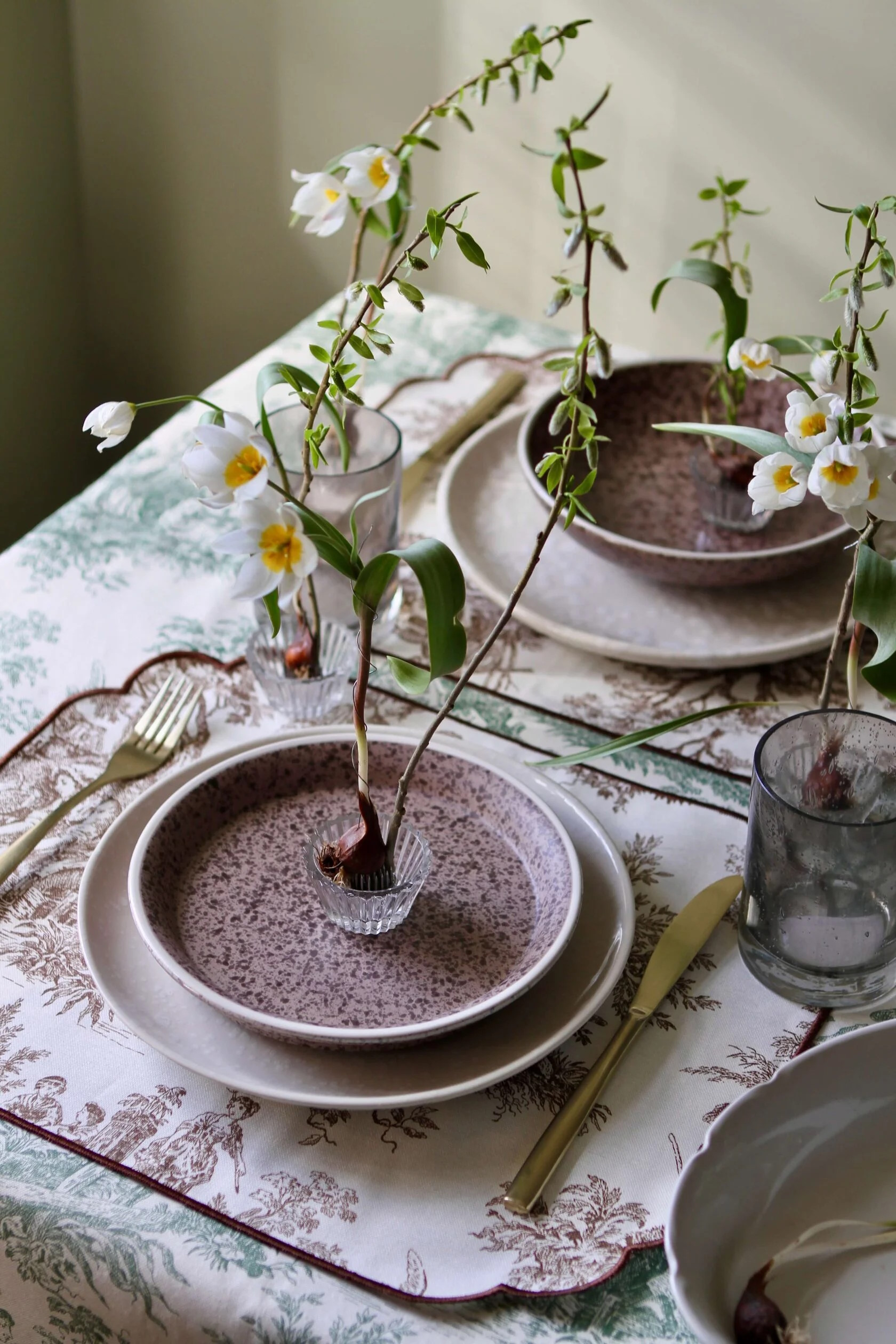 Ланчмат с вышивкой #1