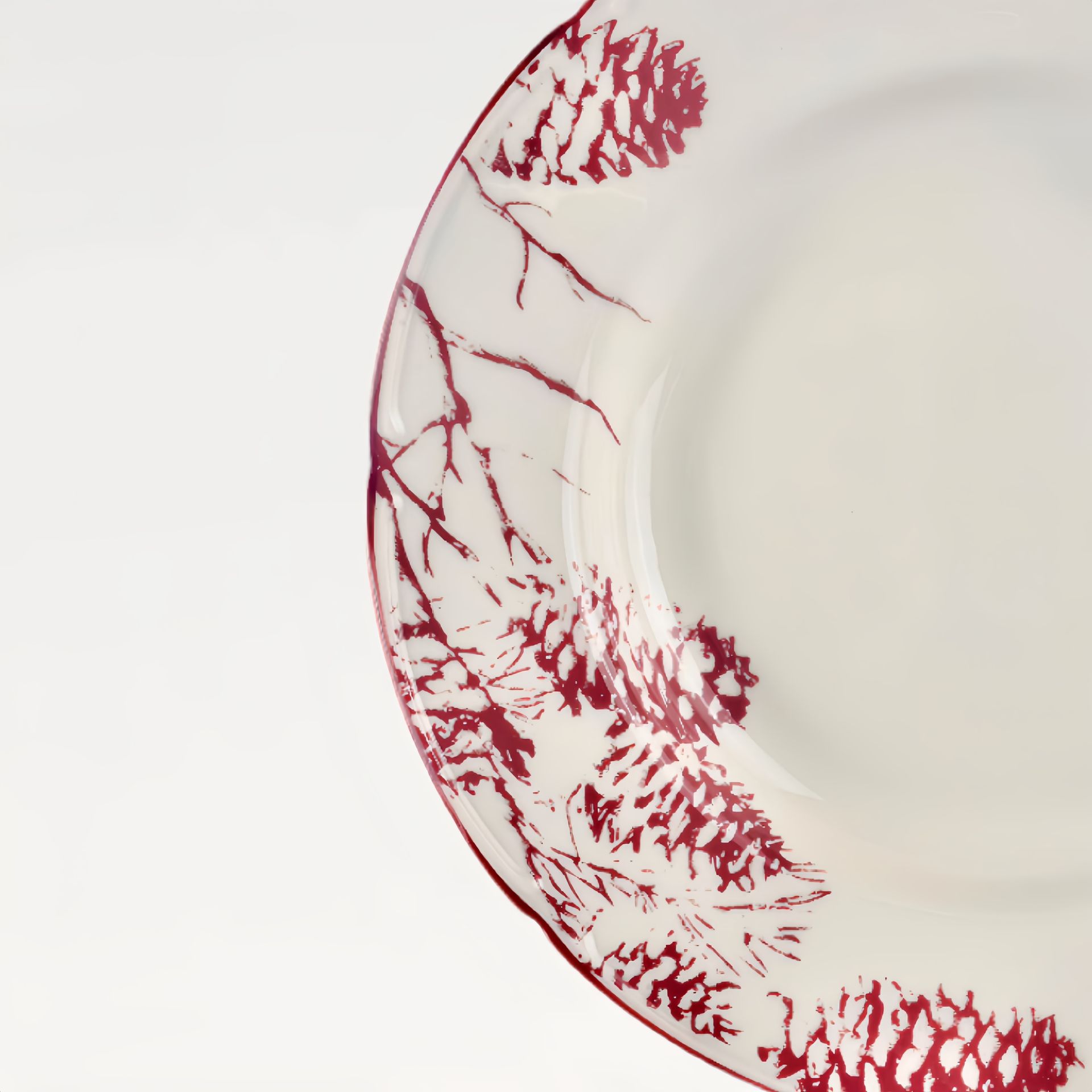 Тарелка плоская с полями &quot;Снегирь&quot; #2