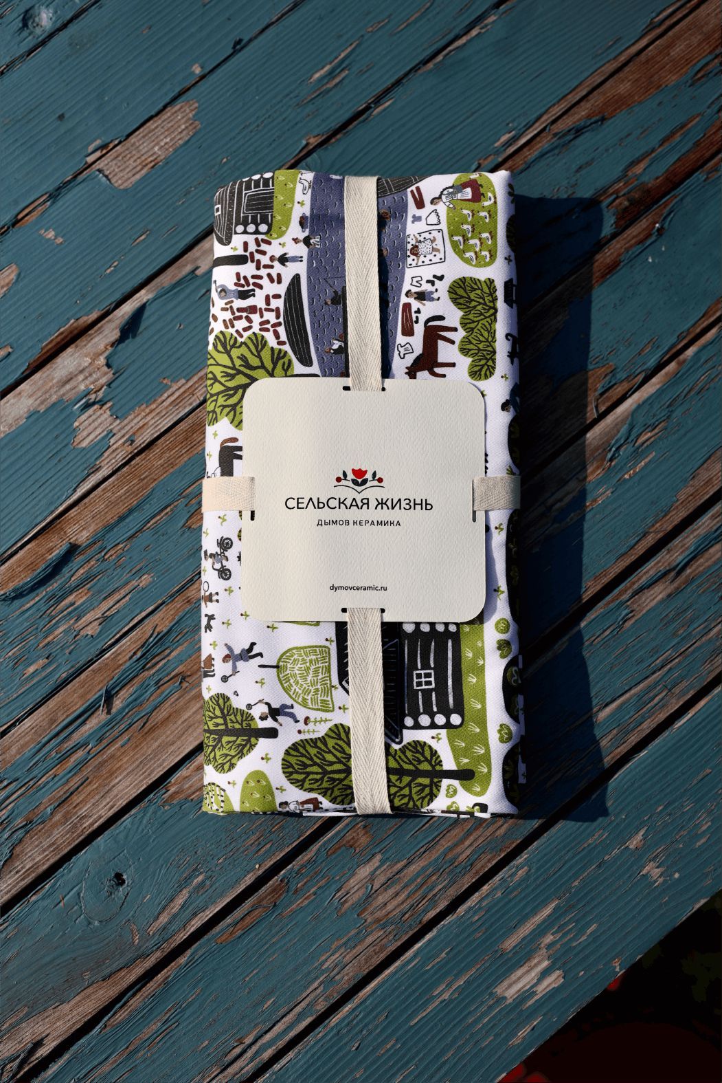 Полотенце. Серия Сельская жизнь. Белая деревня, Соня Уткина #1