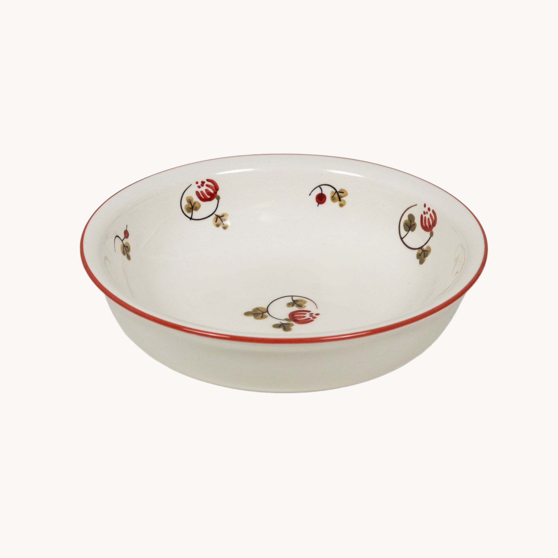 Тарелка глубокая без полей &quot;Шиповник&quot; #0