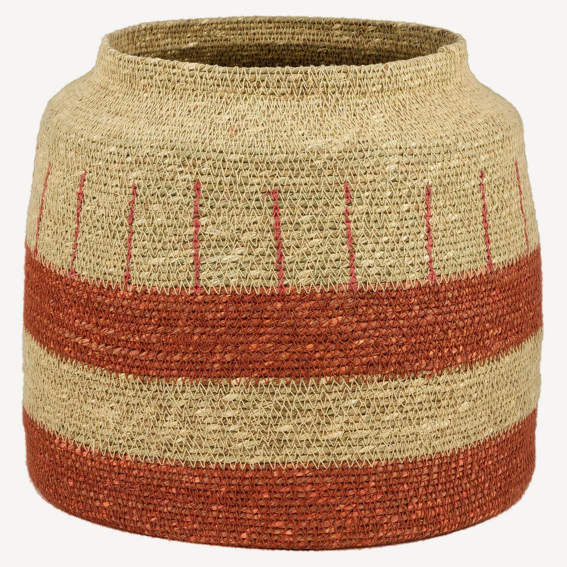 Корзина плетёная декоративная (джут) #0