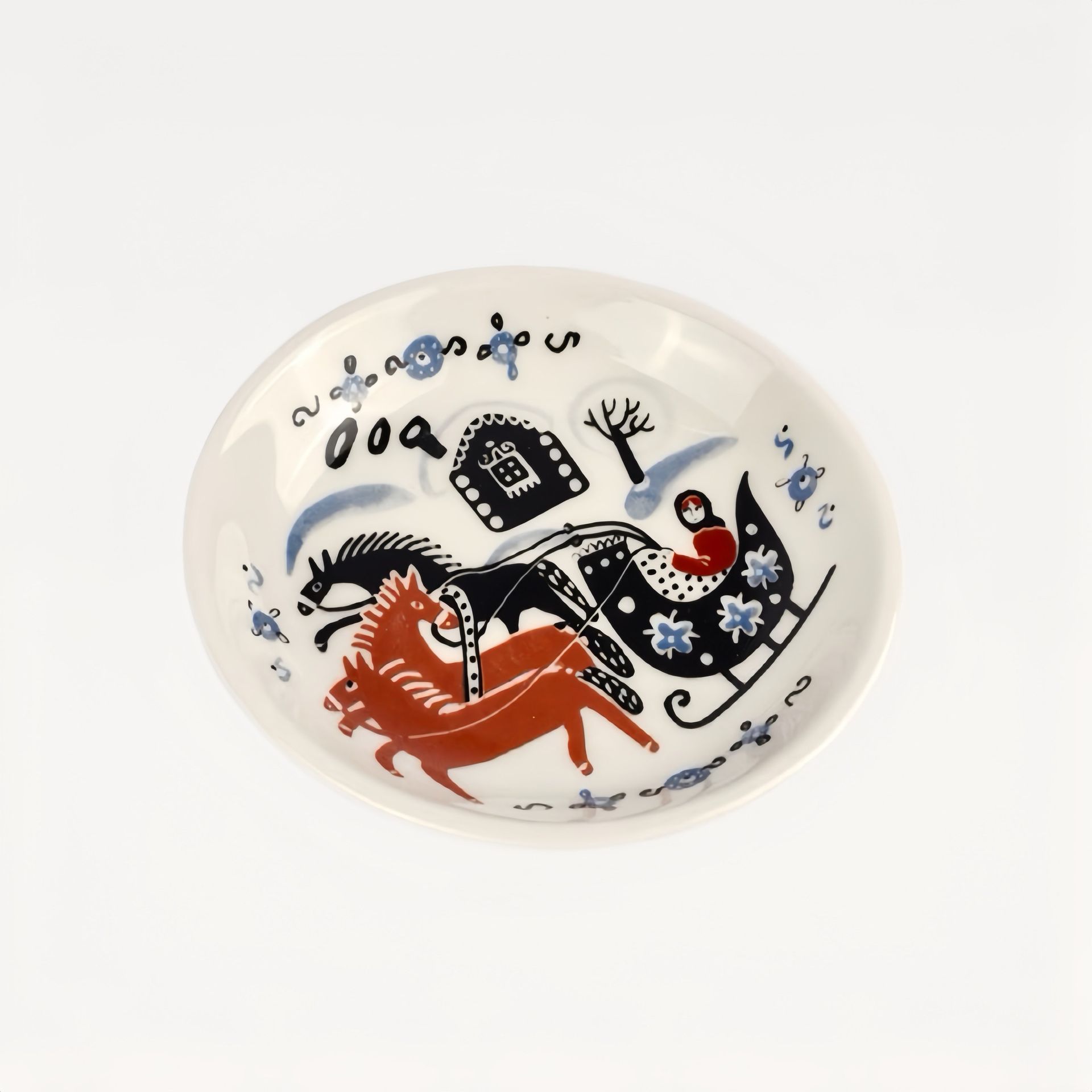 Тарелка "Коня накорми" #1