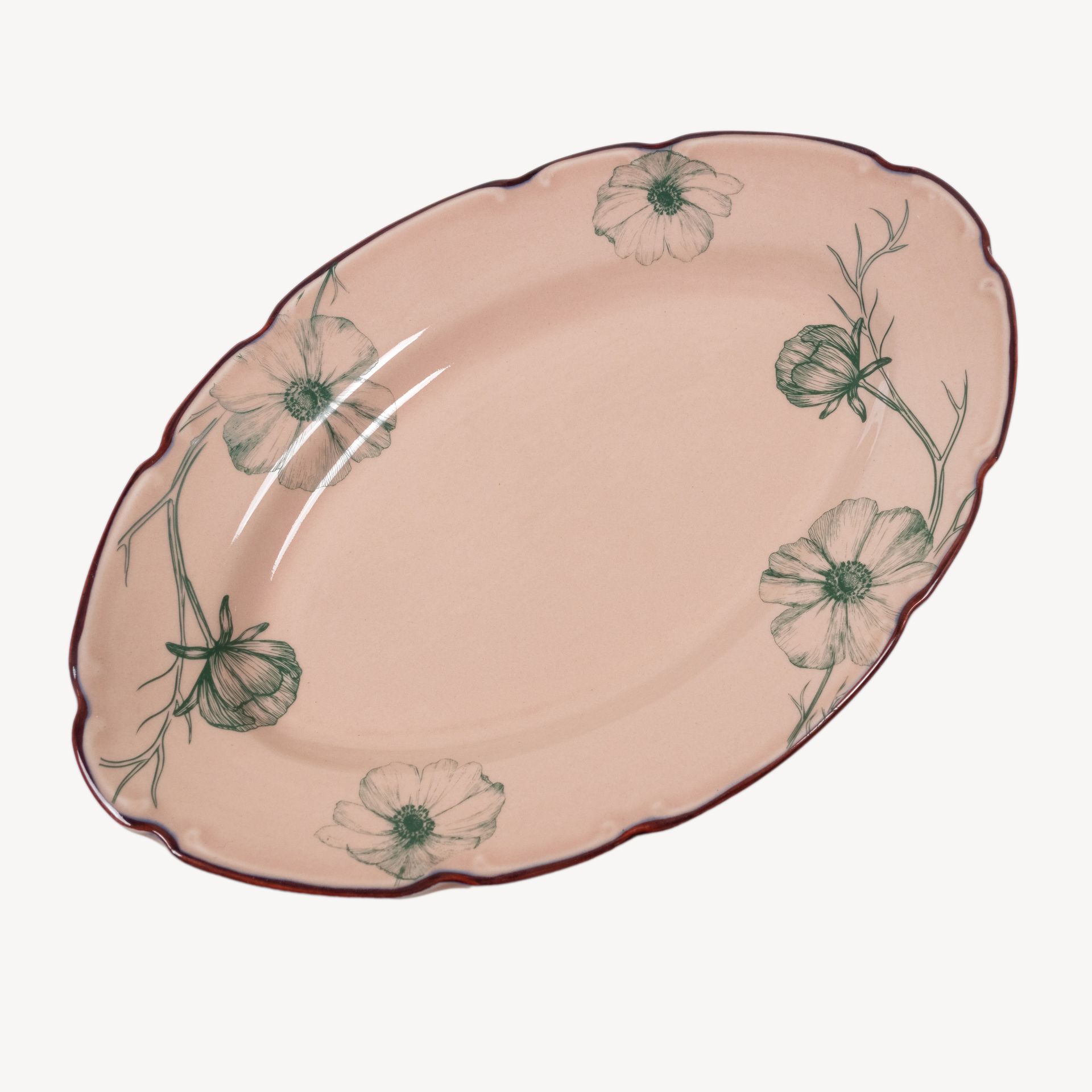 Блюдо овальное &quot;Космея&quot; день 12.00 #0