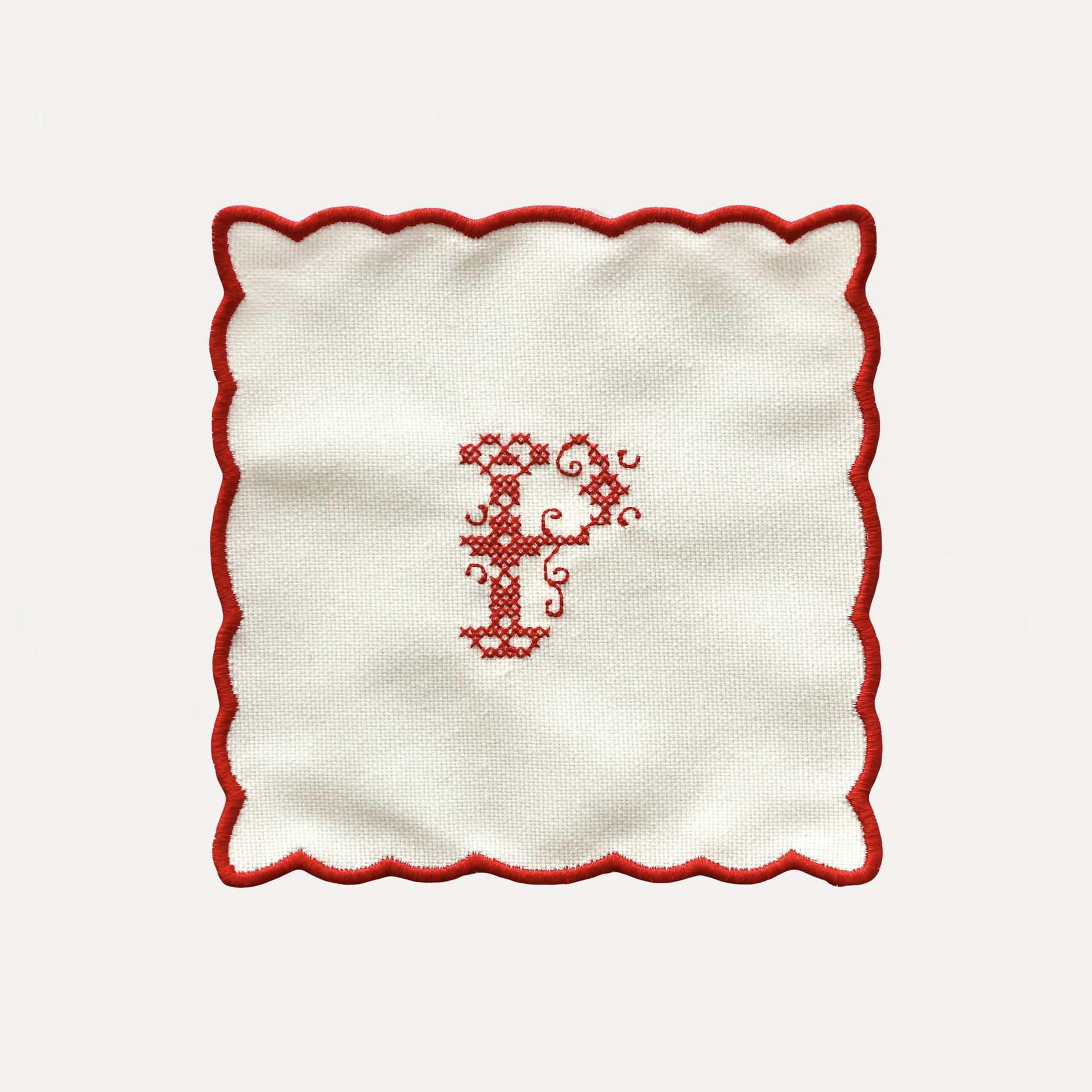 Салфетка под стакан "Костер" (коллекция Алфавит) #12