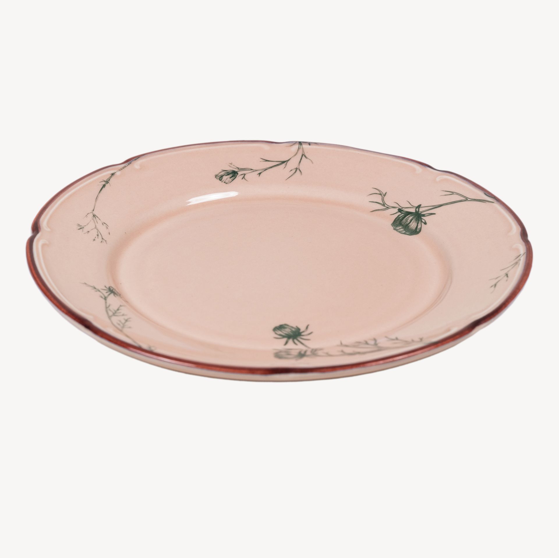 Тарелка плоская с полями &quot;Космея&quot; день 12.00 #0