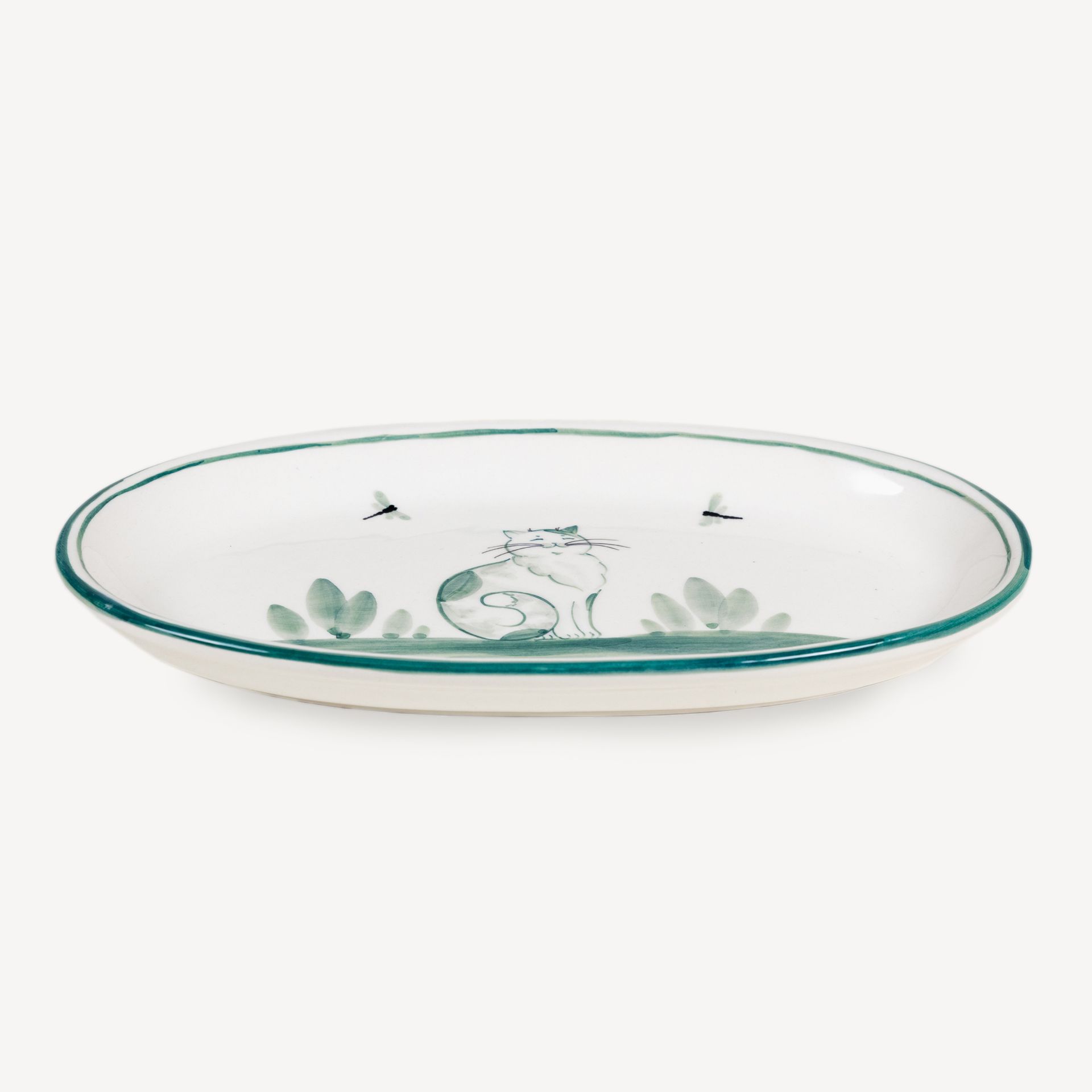 Тарелка овальная &quot;Кот Тихон&quot; #1