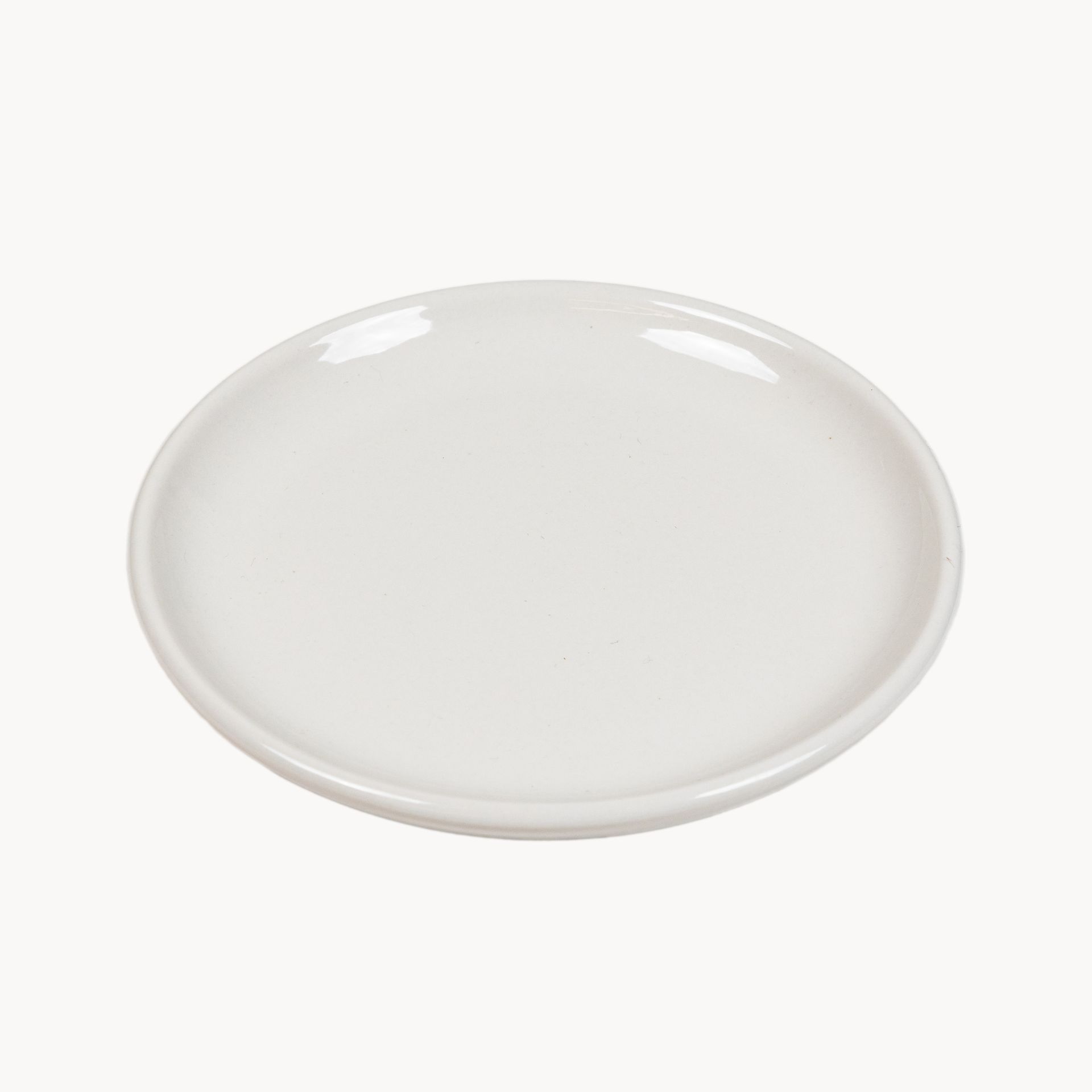 Тарелка без полей &quot;Крафт белый&quot;  #0