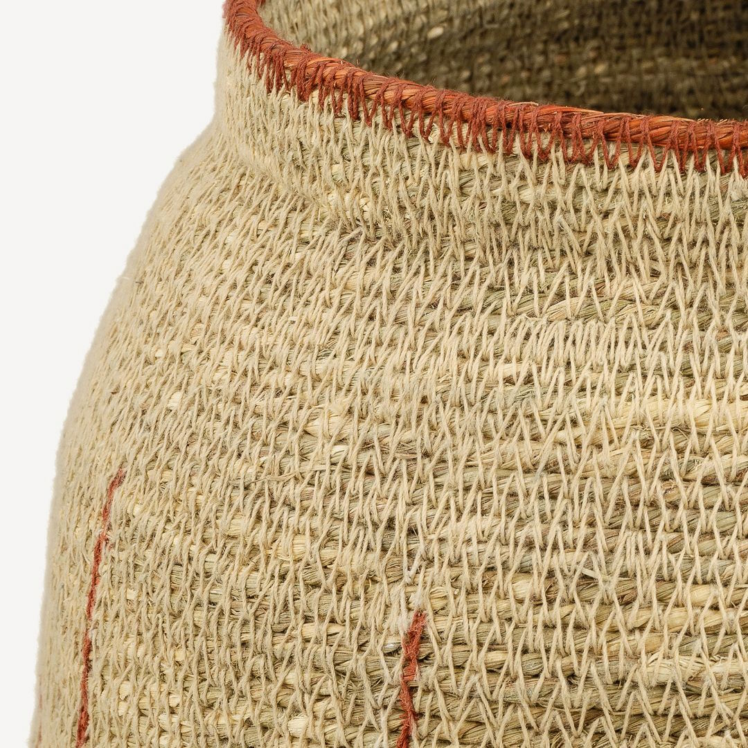 Корзина плетёная декоративная (джут) #1