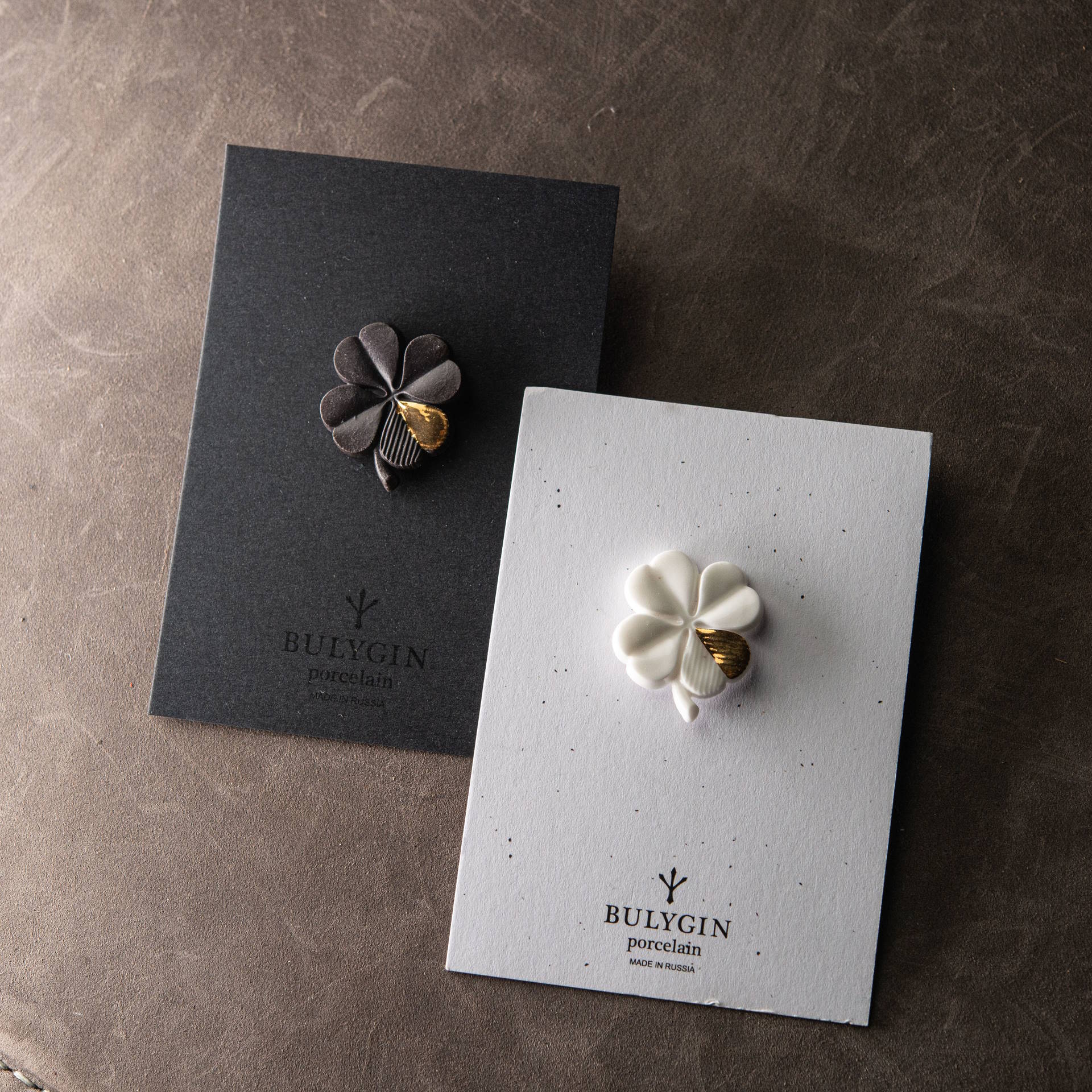 Брошь Клевер #2