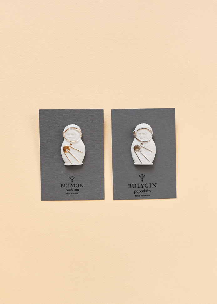 Брошь Гагарин #1