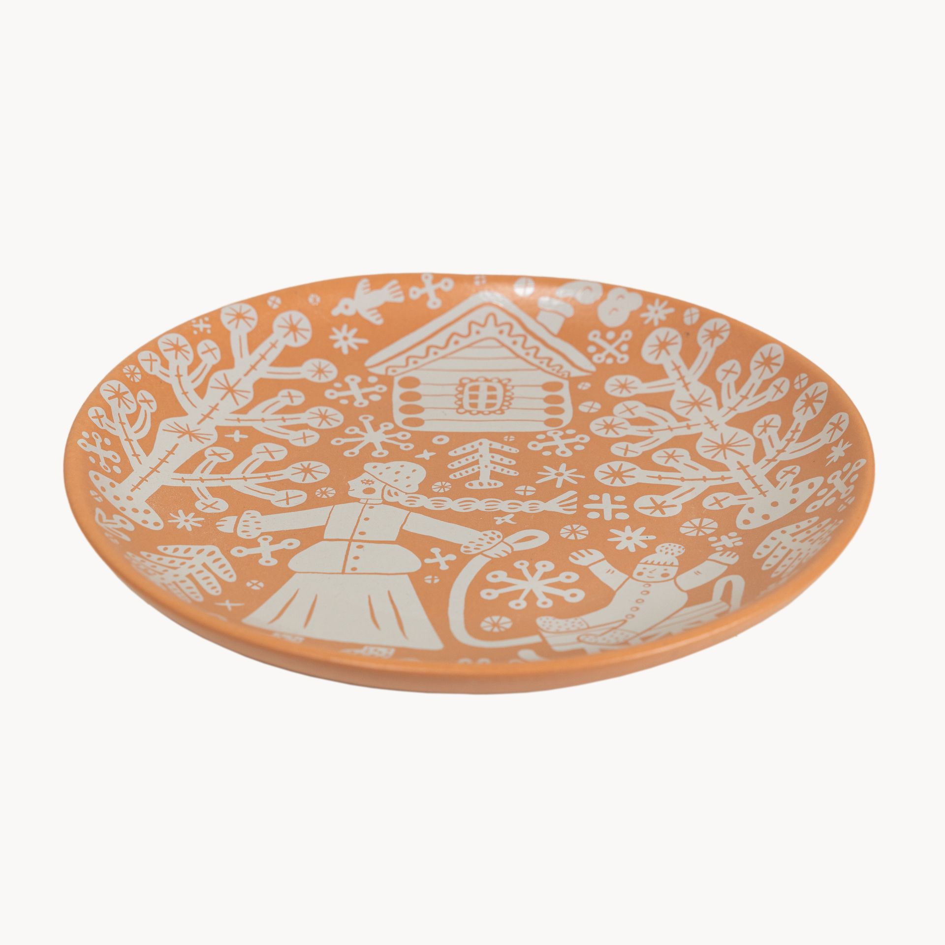 Тарелка «На санках» #1