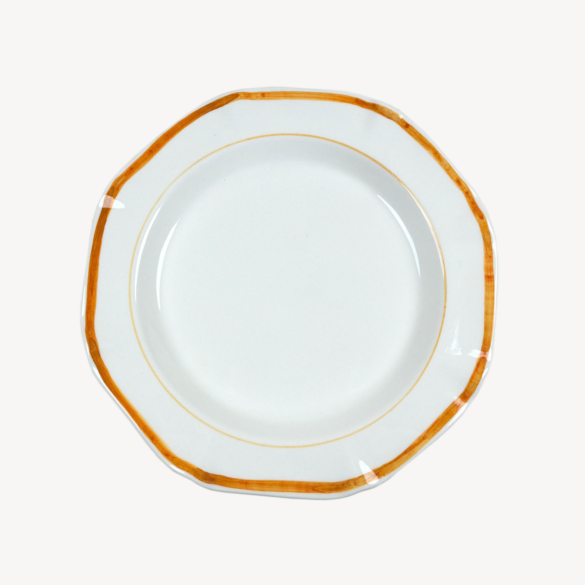 Тарелка &quot;Нерль. Ягодная&quot; Морошка (широкая отводка) #1