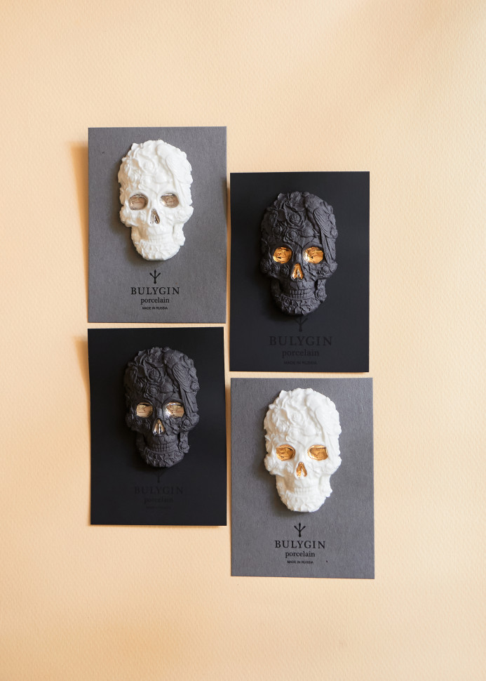 Брошь Череп большой #2