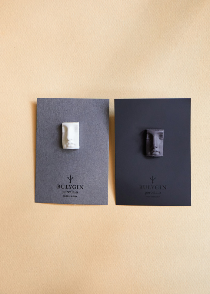 Брошь Нос античный #2