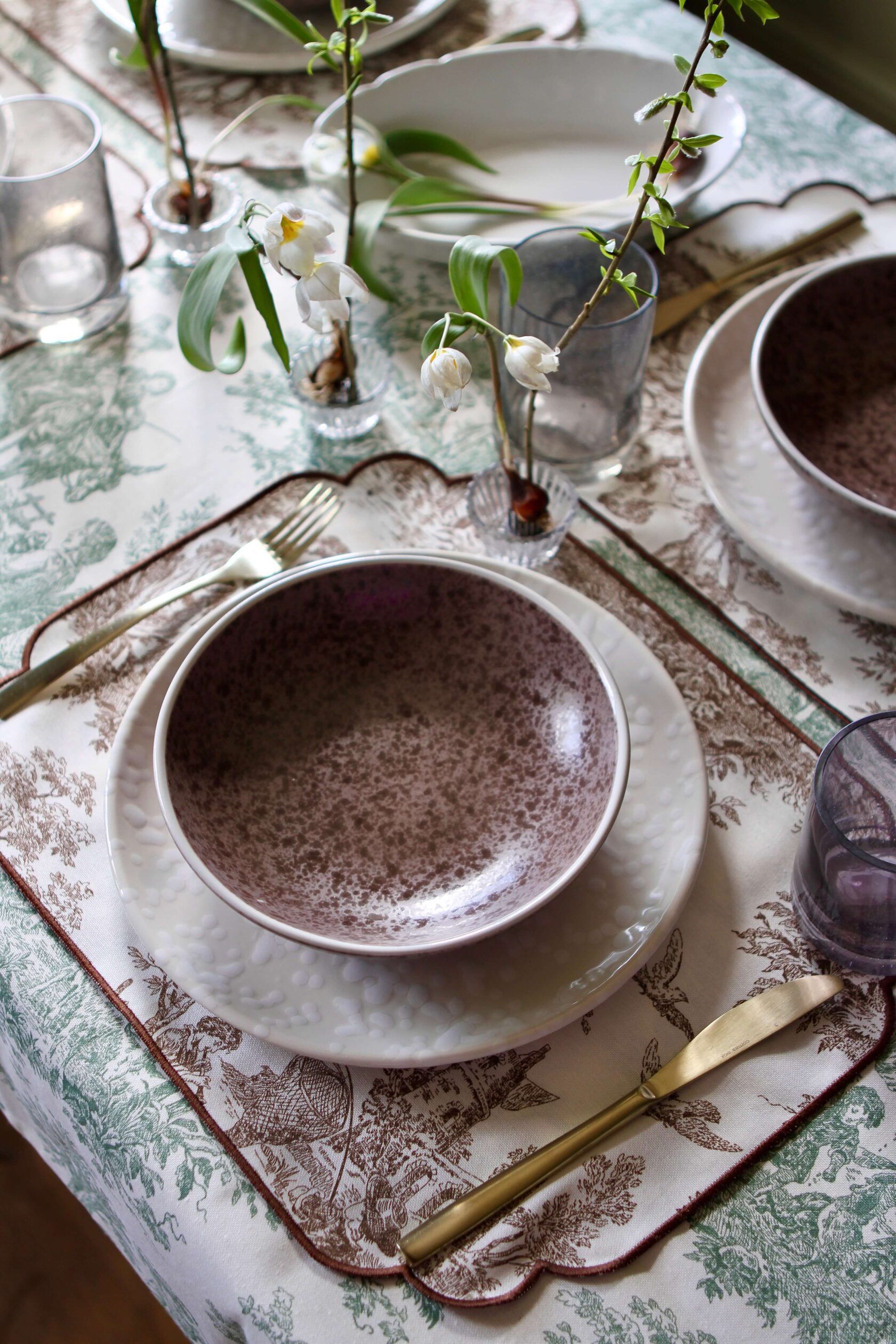 Ланчмат с вышивкой #0