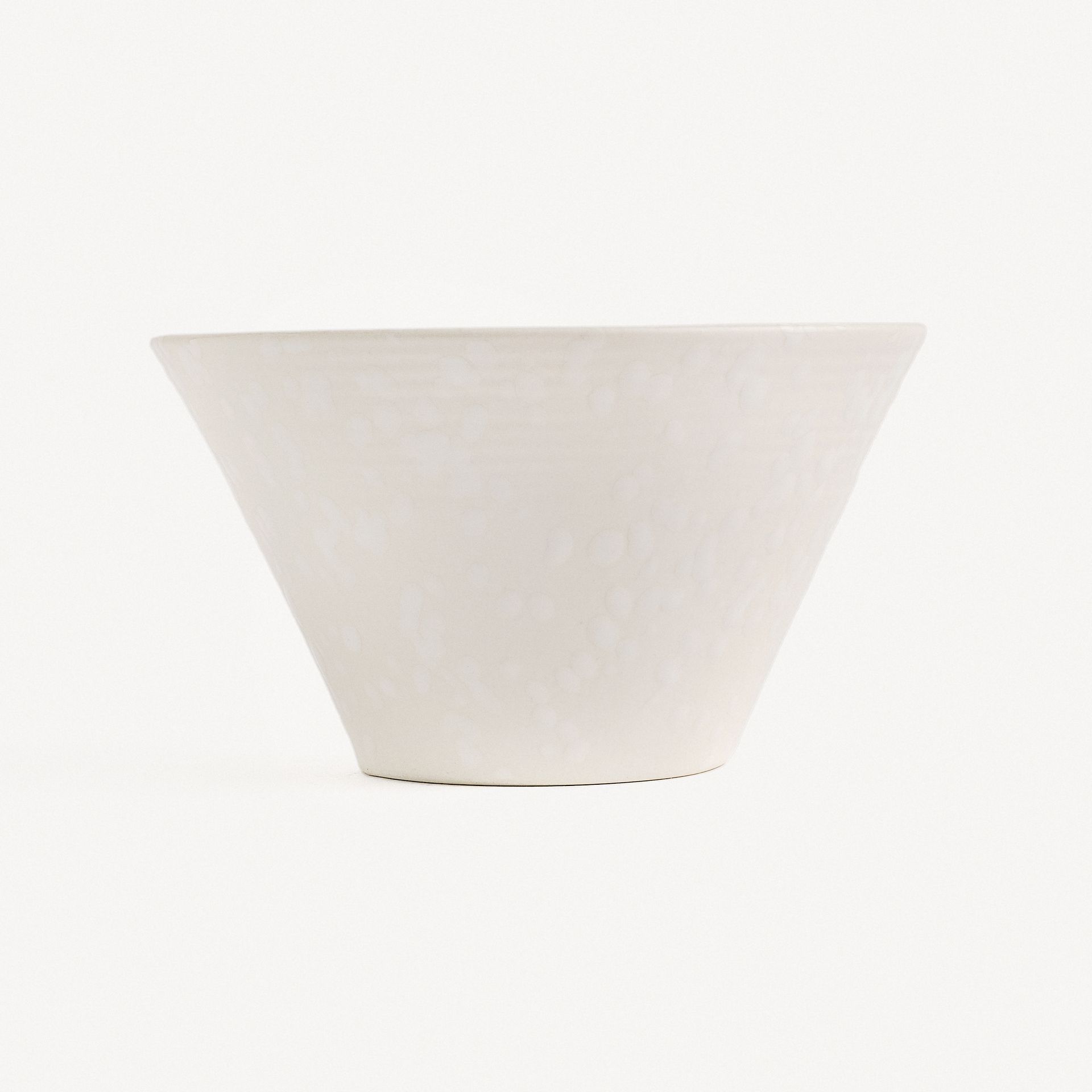 Тарелка глубокая (Рамен) "Снег" #1