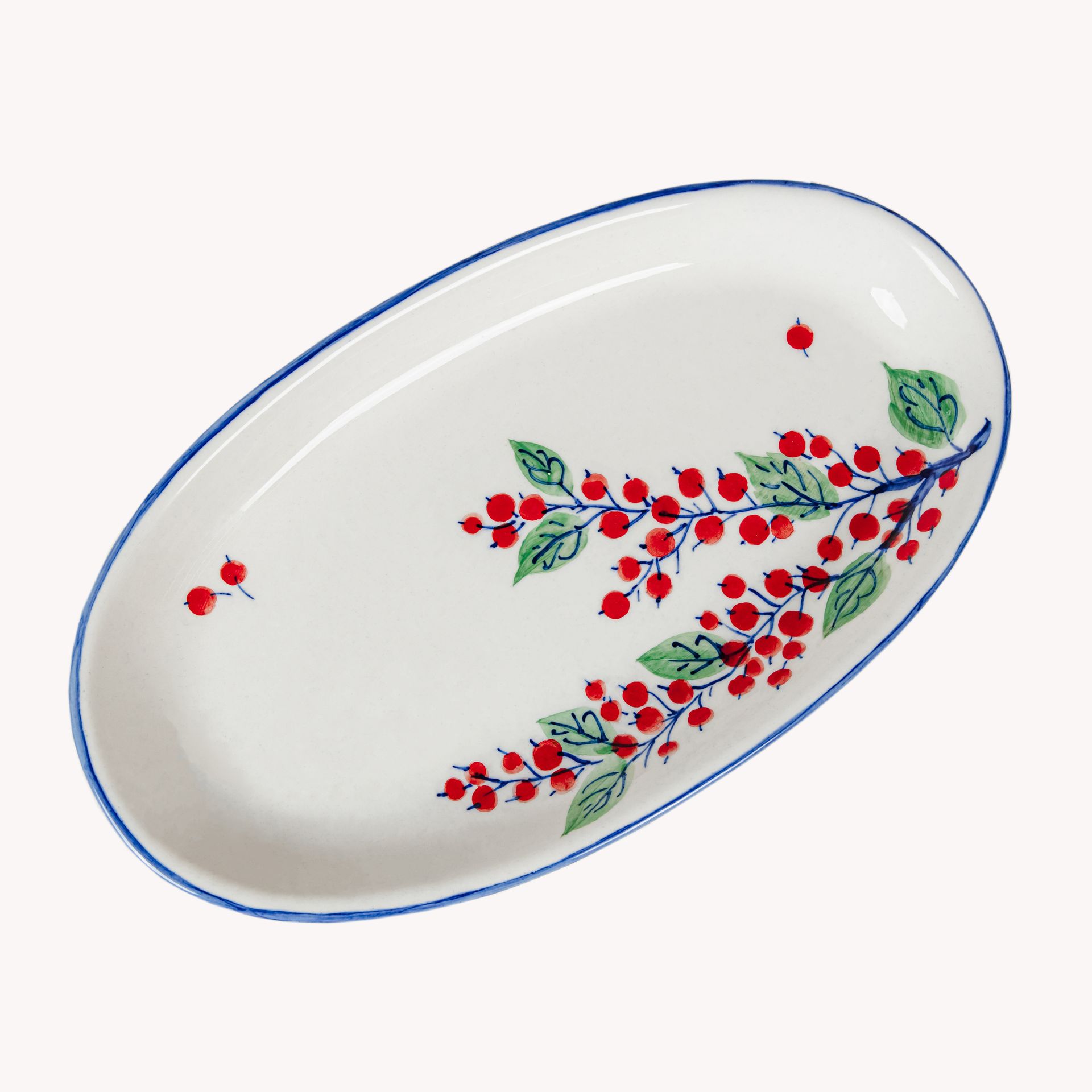 Тарелка овальная &quot;Смородина&quot; #0