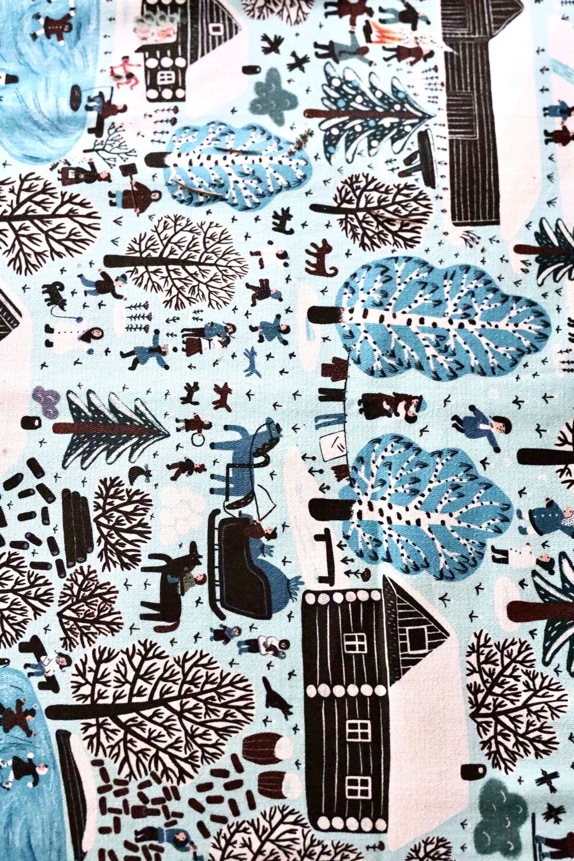 Скатерть. Серия Деревня. Зима, Соня Уткина #1