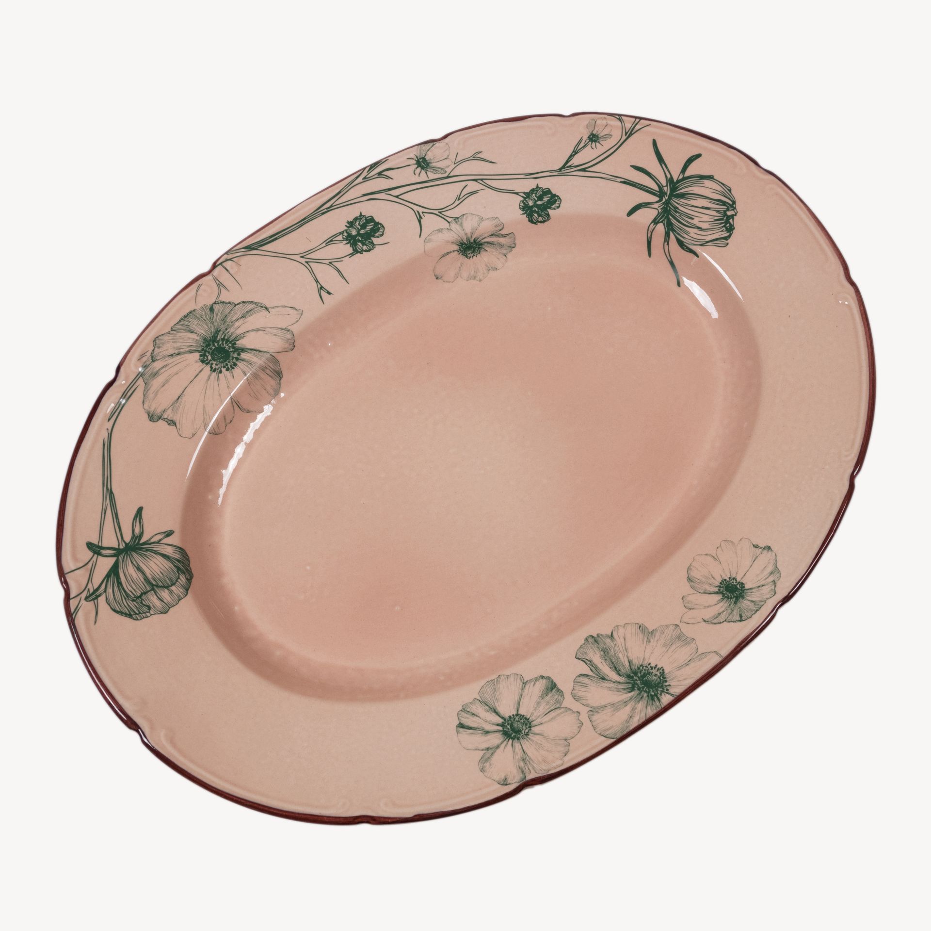 Блюдо овальное &quot;Космея&quot; день 12.00 #0