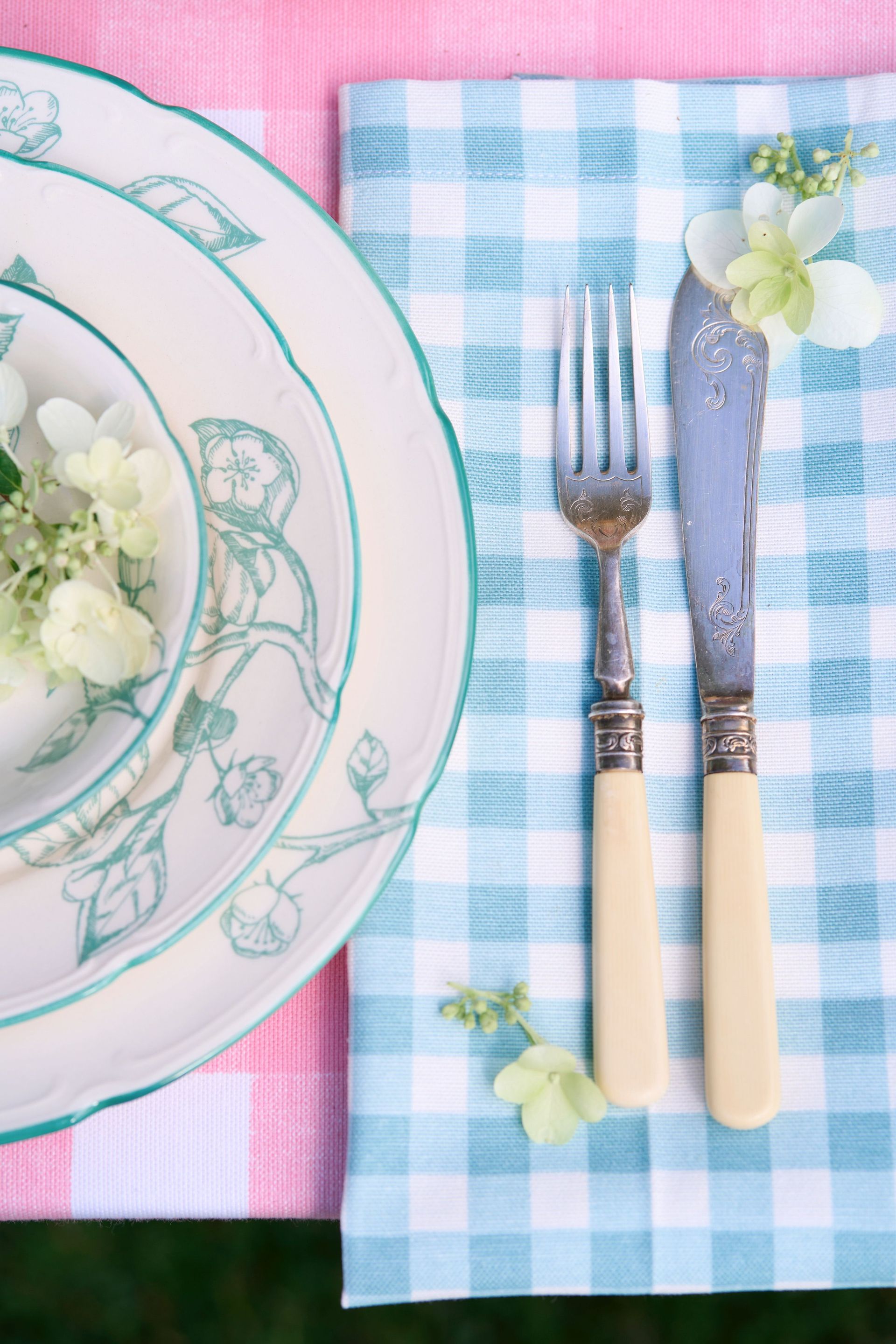 Тарелка плоская с полями "Яблони" #10