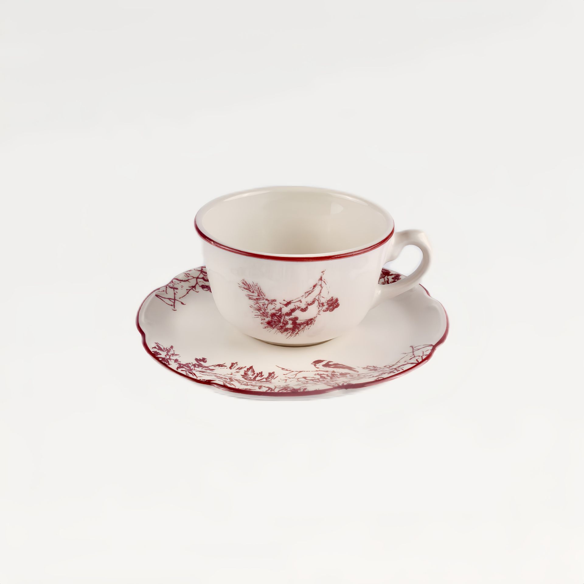 Чайная пара "Снегирь" #0