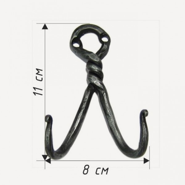 Крючок кованый &quot;Якорь&quot; #1