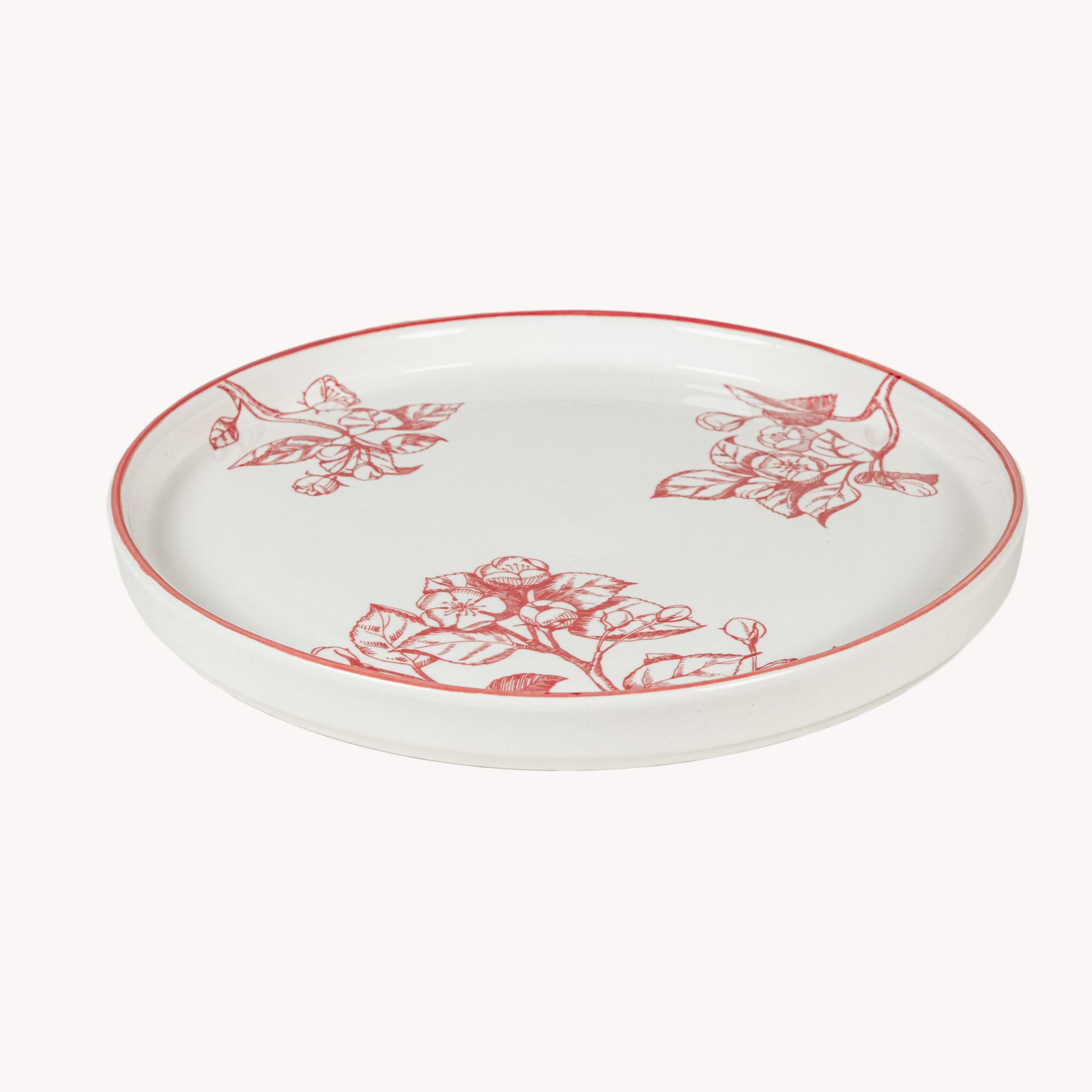 Тарелка с бортом (Модус) &quot;Яблони в розовом&quot; #0