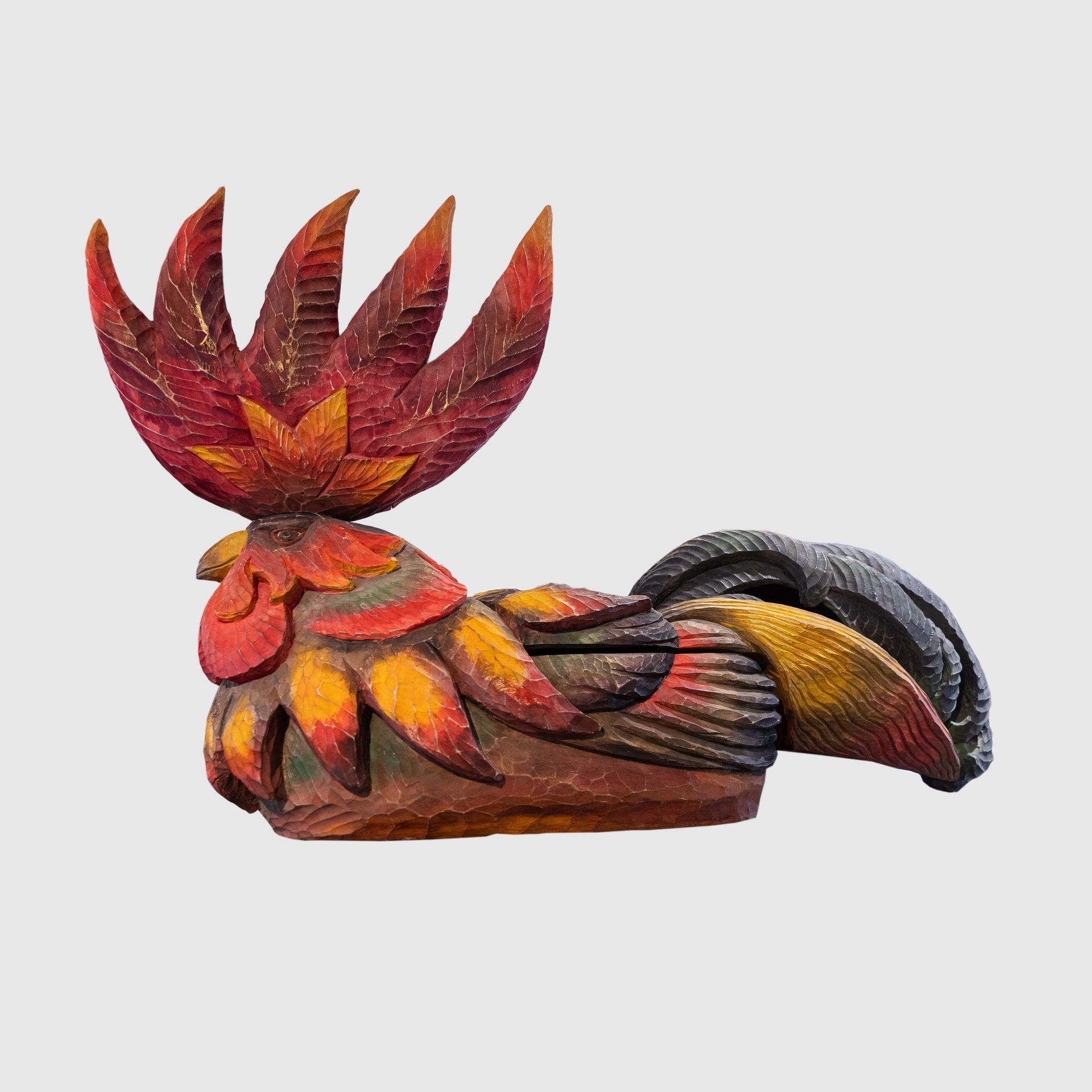 Петух резной огромный Агапитов #0