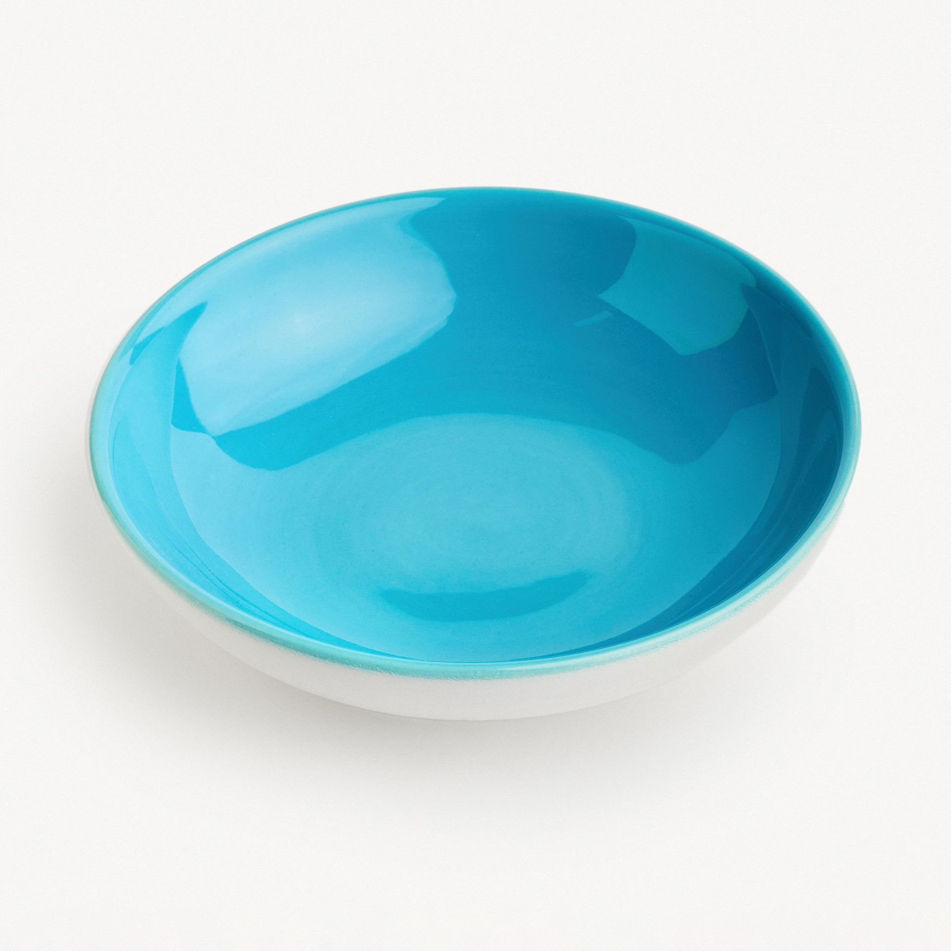 Тарелка глубокая (Шала) "Лазурь белая" #0