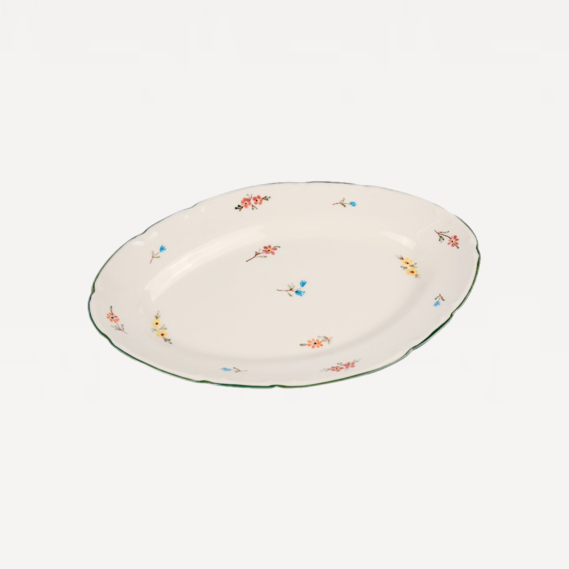 Блюдо овальное "Ситец" #0