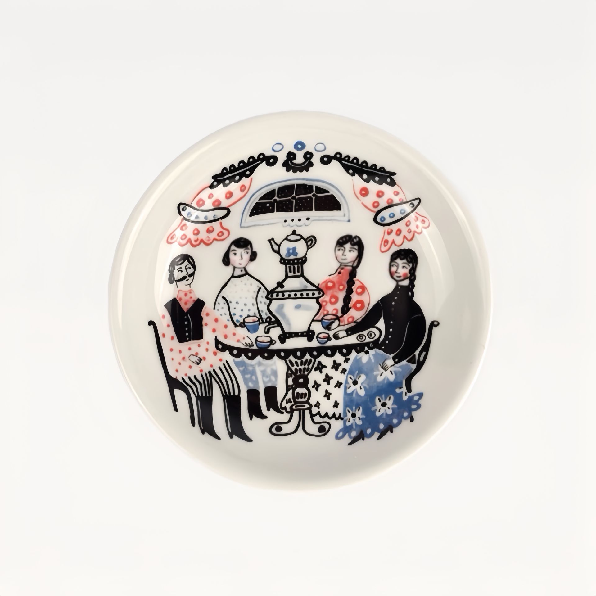 Тарелка "Чайку попьем" #0