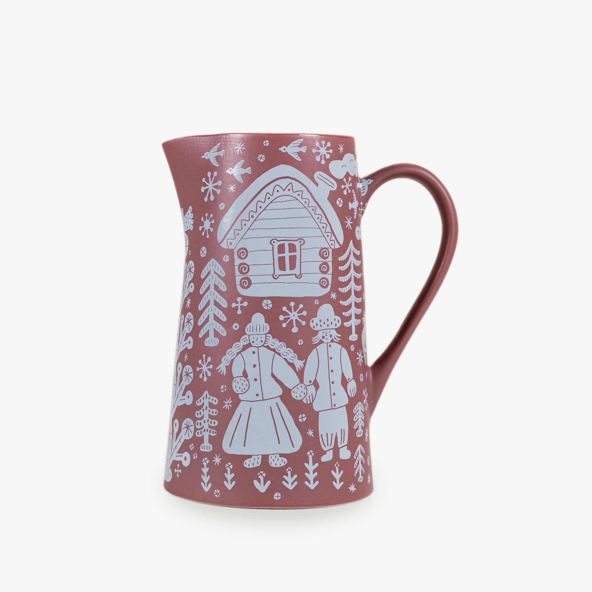 Кувшин конический «Прогулка» #1