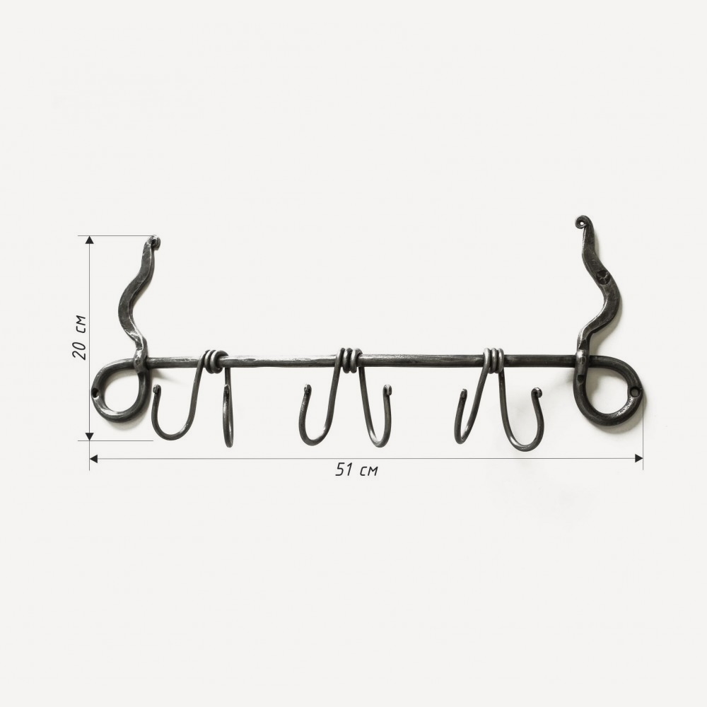 Вешалка кованая #2