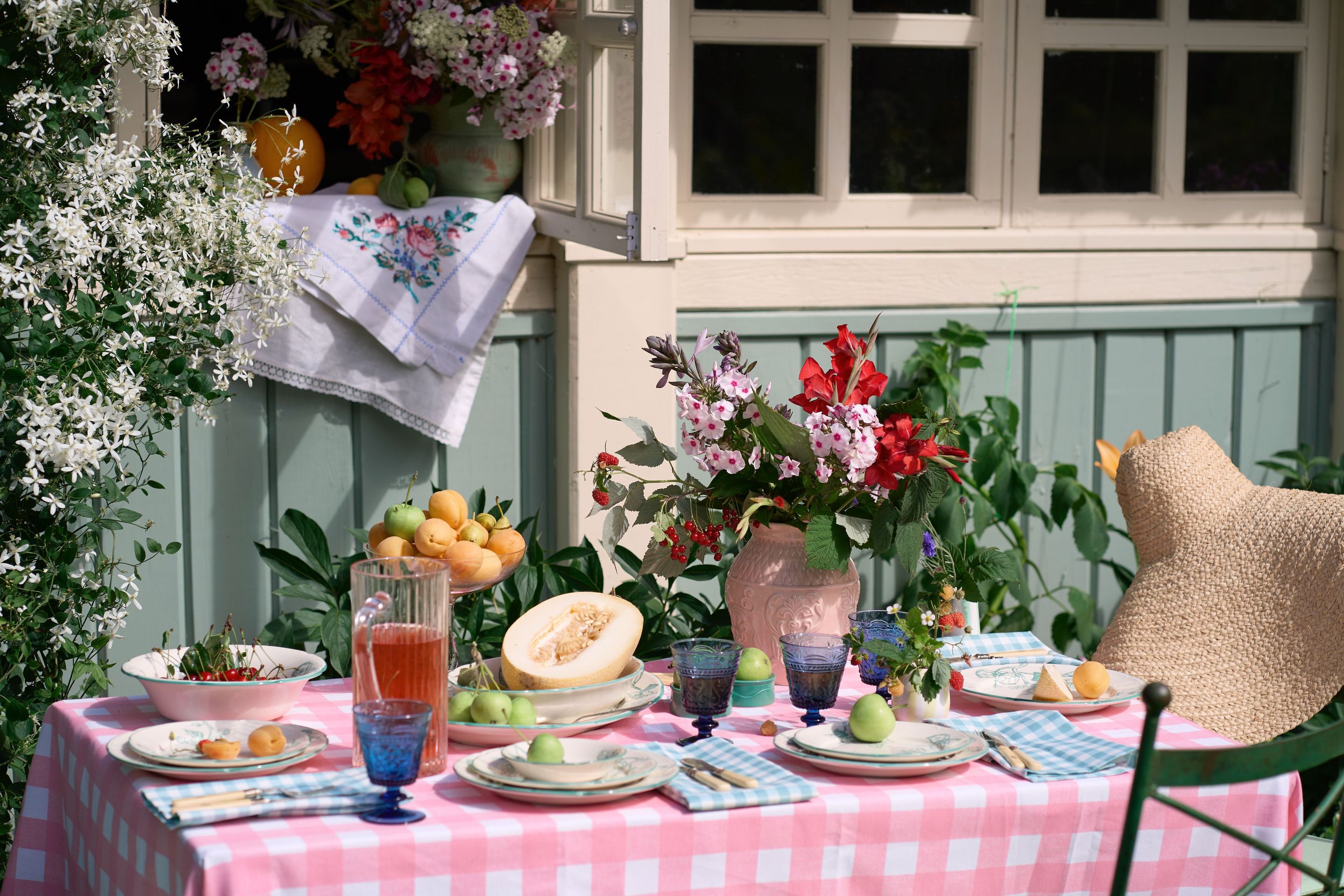 Тарелка плоская с полями "Яблони" #13