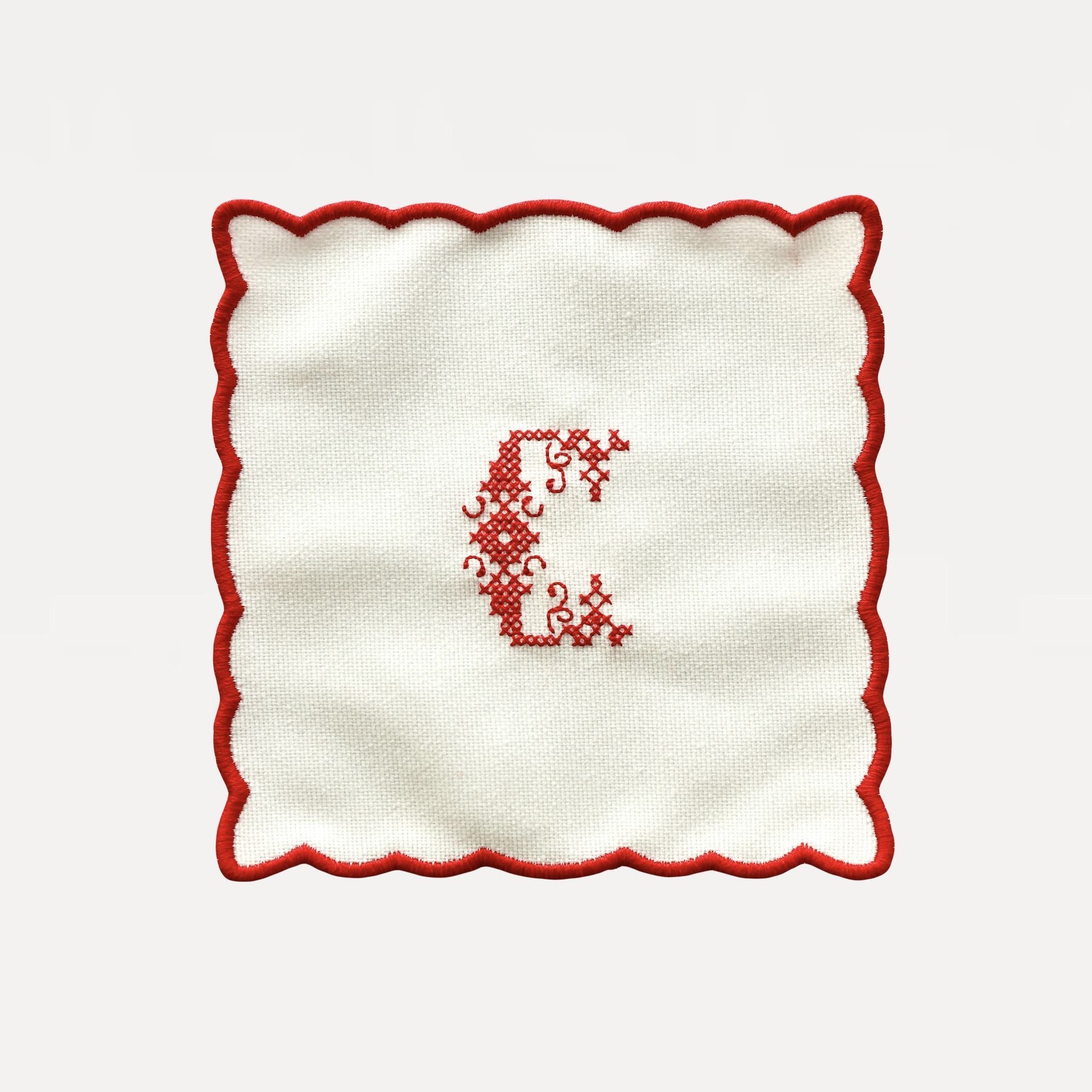 Салфетка под стакан "Костер" (коллекция Алфавит) #13