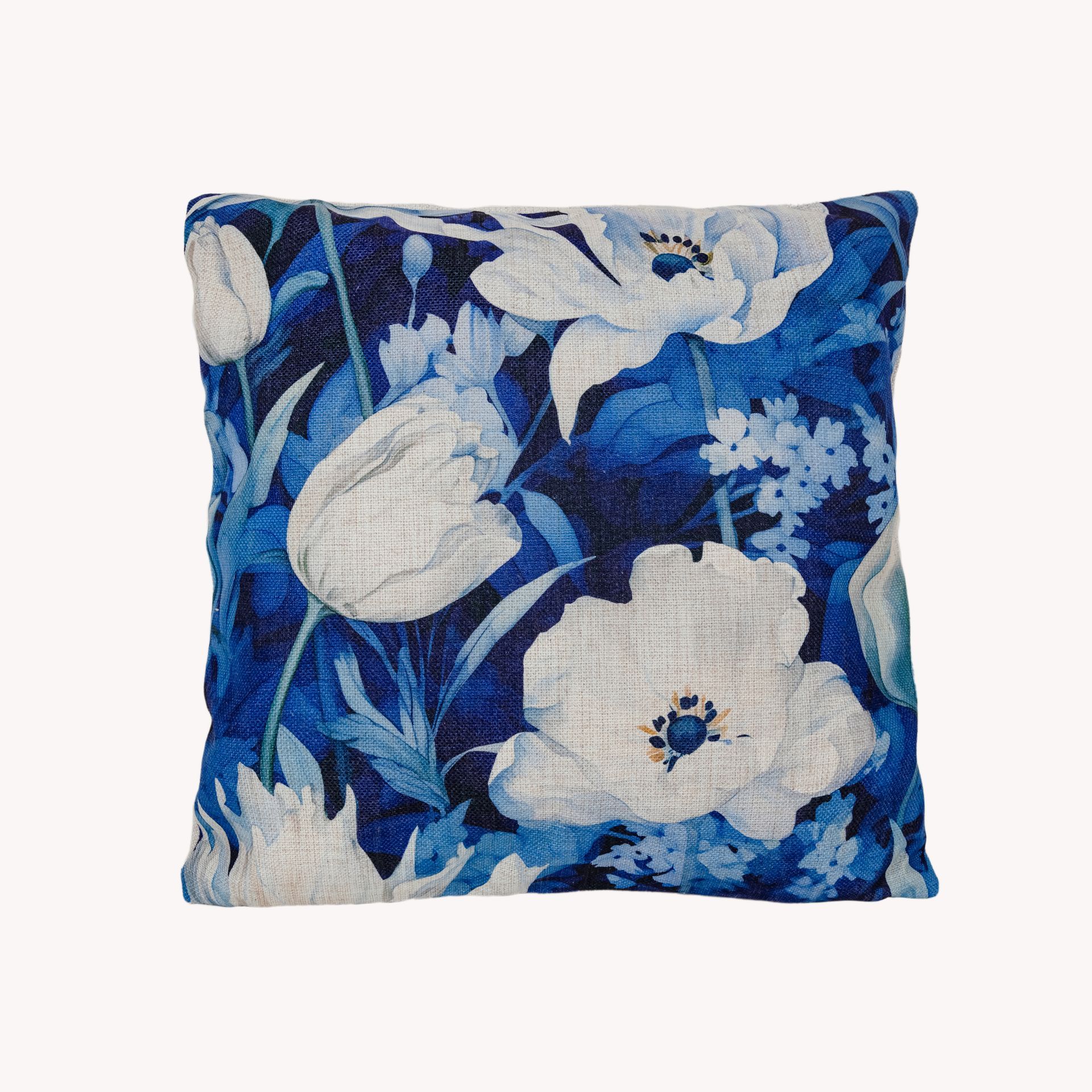 Чехол для подушки &quot;Белые цветы&quot; #0