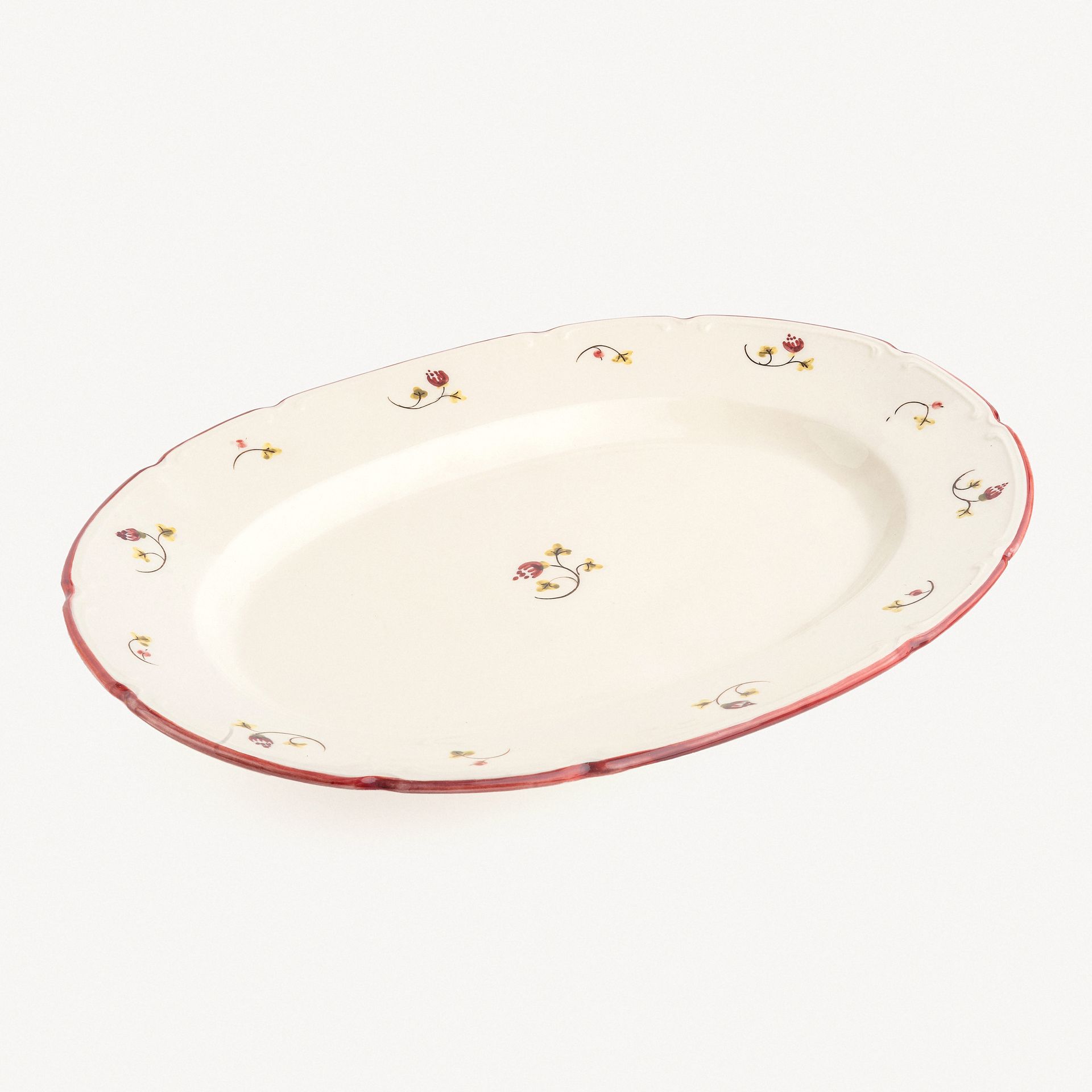 Блюдо овальное &quot;Шиповник&quot; #1