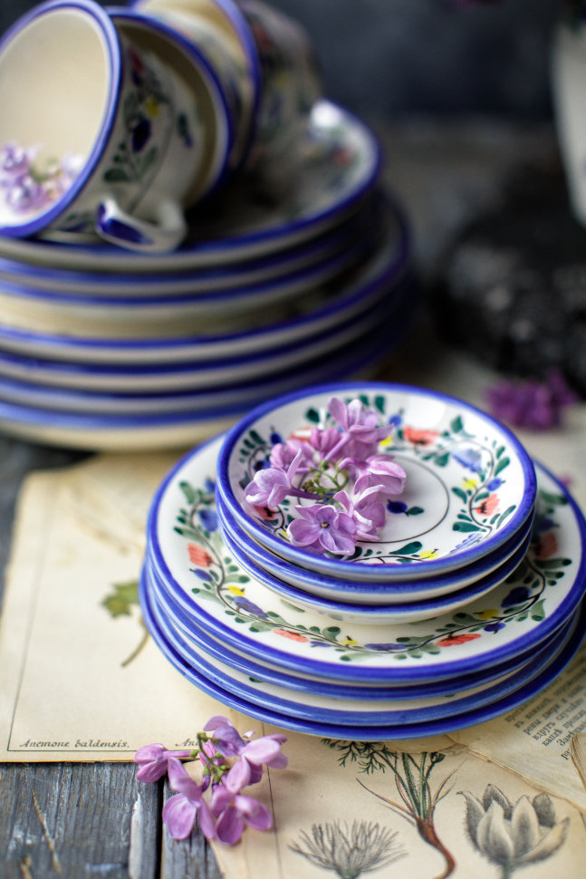 Тарелка без полей &quot;Черника&quot; #3