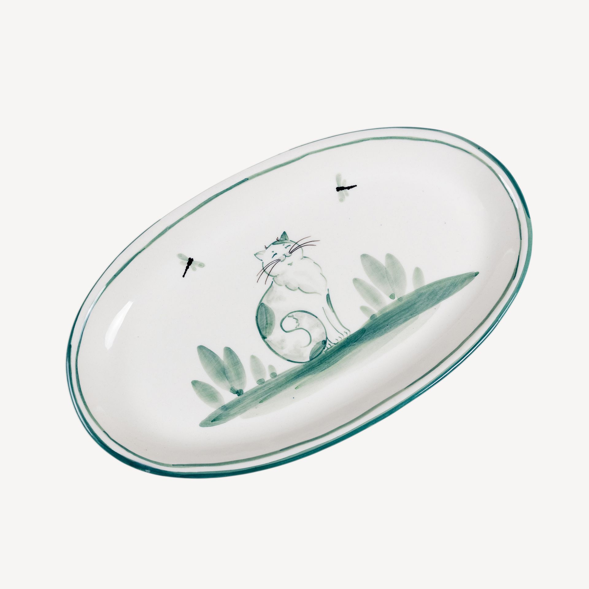 Тарелка овальная &quot;Кот Тихон&quot; #0