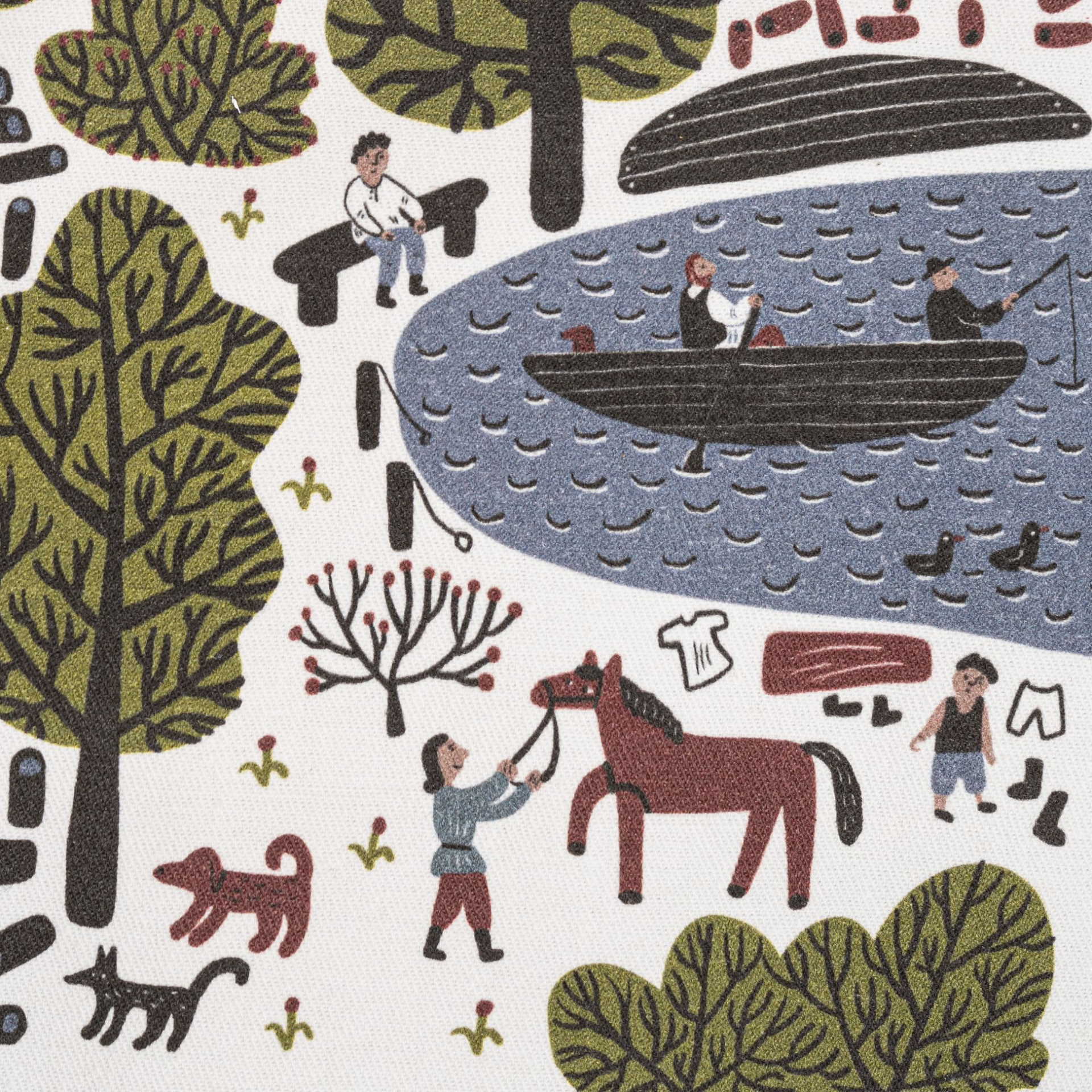 Прихватка круглая. Серия Сельская жизнь. Белая деревня, Соня Уткина #1