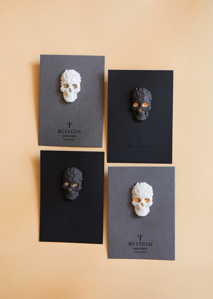 Брошь Череп малый #1