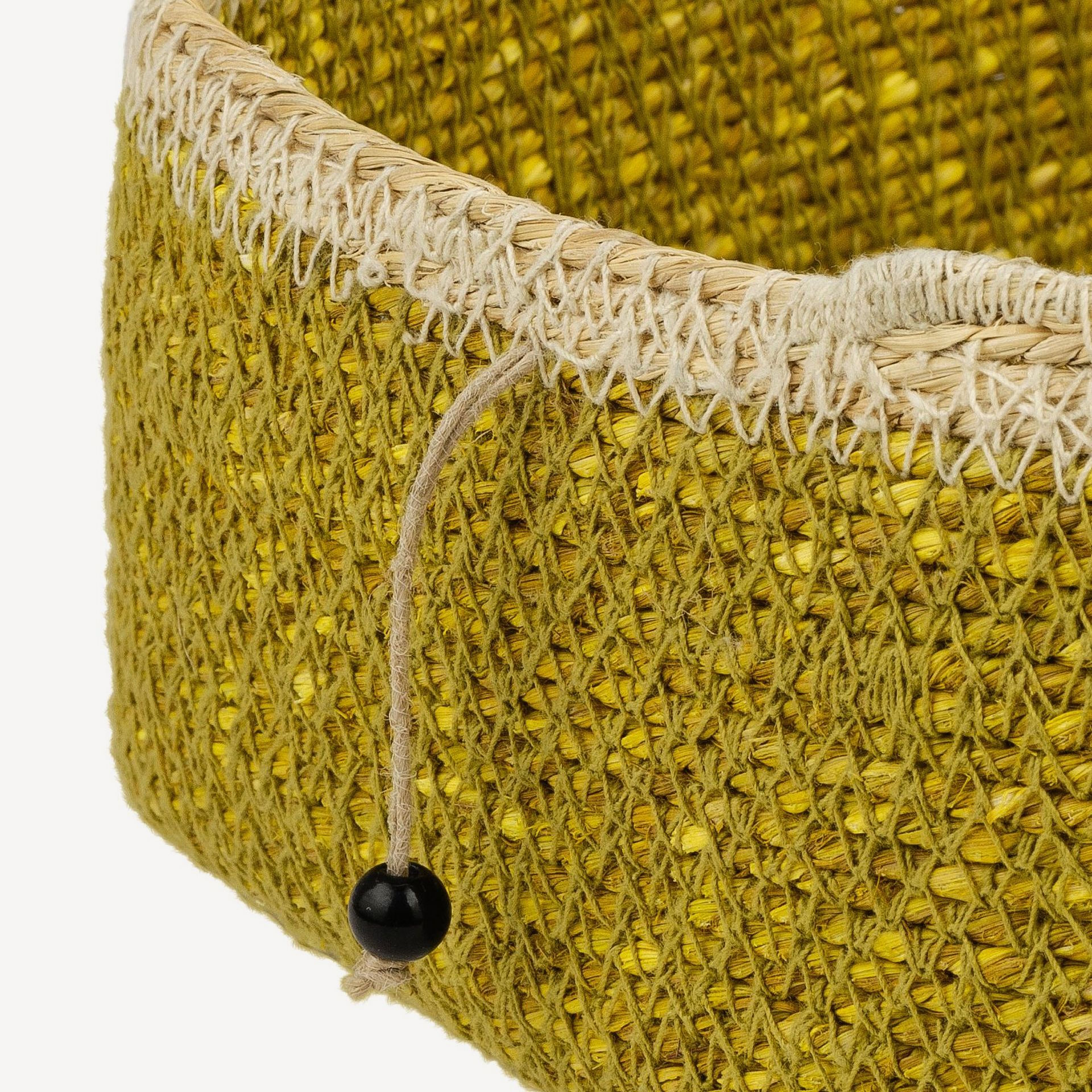 Корзина плетёная декоративная (джут) #1