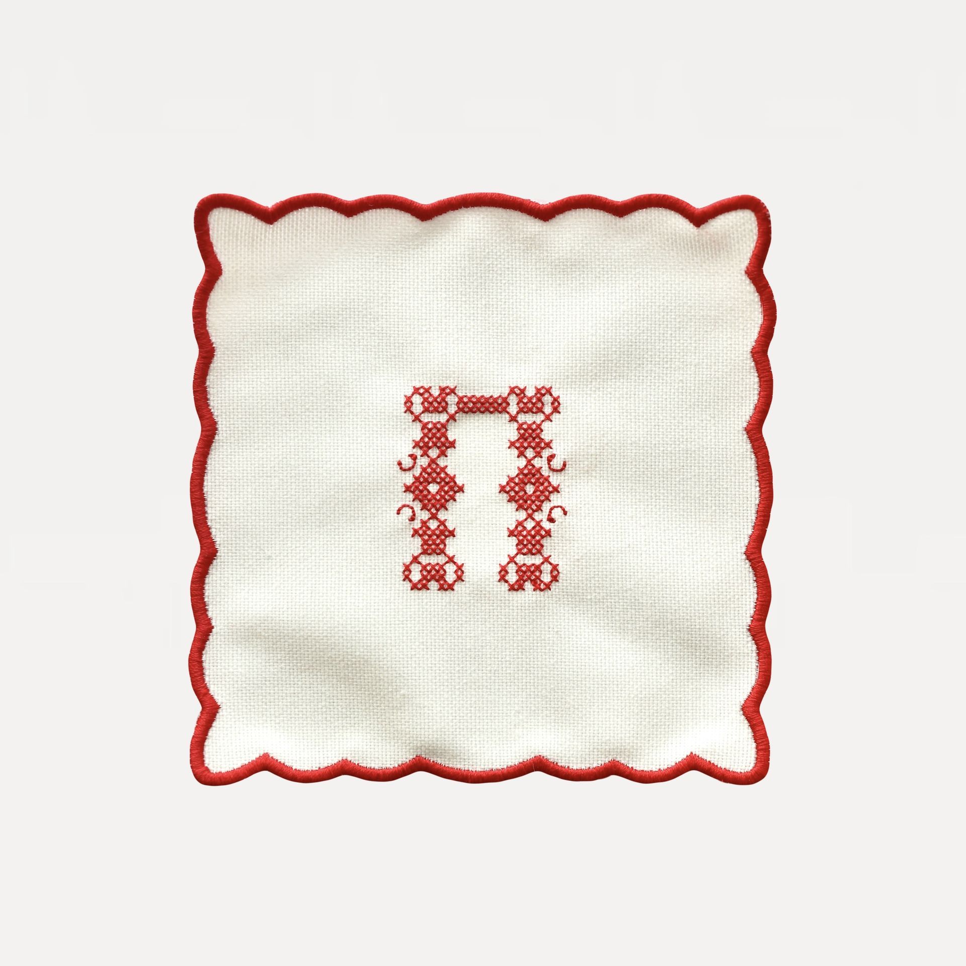 Салфетка под стакан "Костер" (коллекция Алфавит) #11